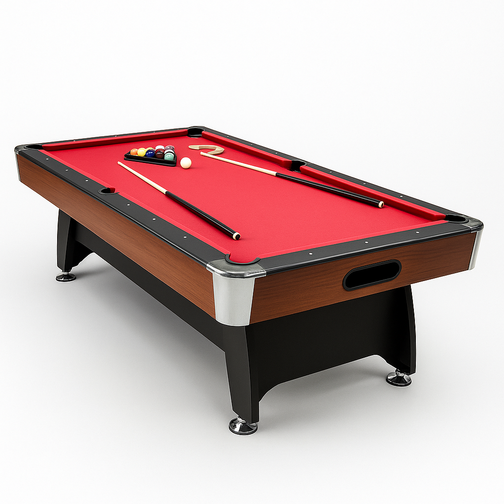 MasterCue Elite Red Edition Pool Table