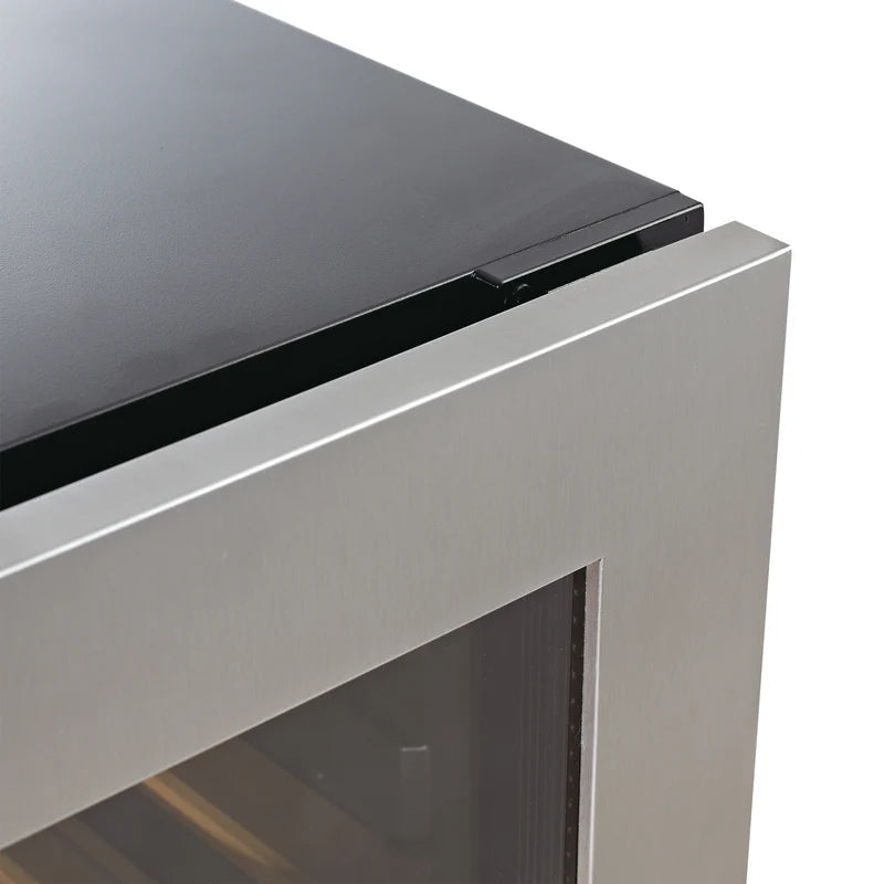 47" High Upright Wine & Beverage Refrigerator Combo with Low-E Glass Door