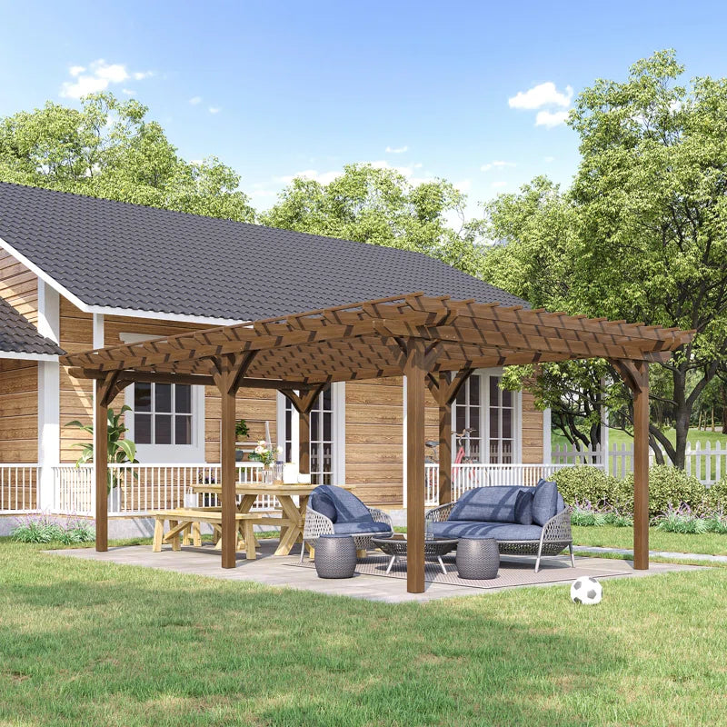 Solid Wood Pergola