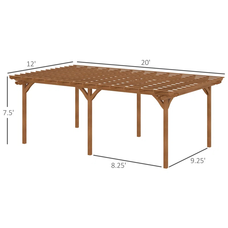 Solid Wood Pergola