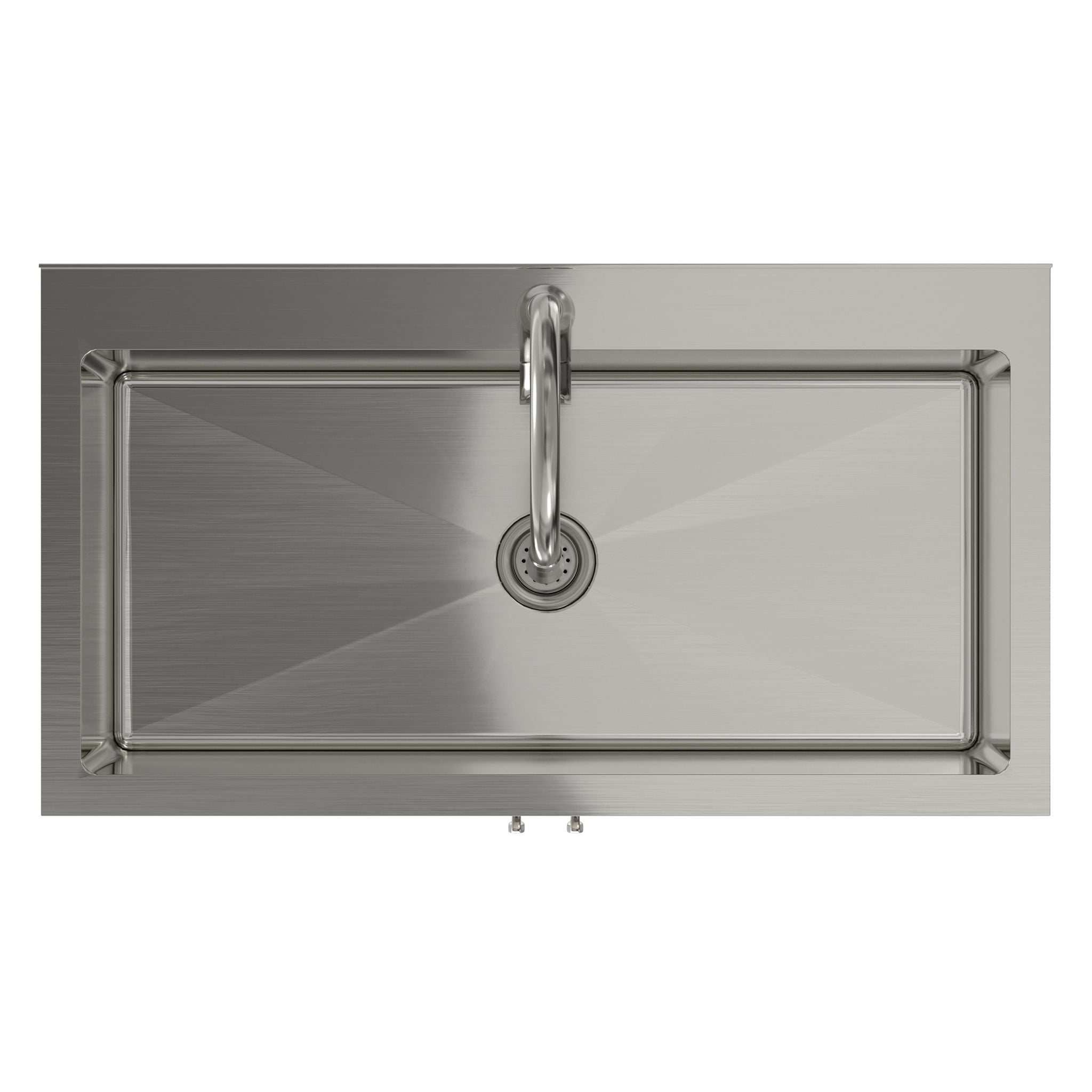 Reed - Deluxe Laundry Cabinet With Pull-Out Faucet And Stainless Steel Sink