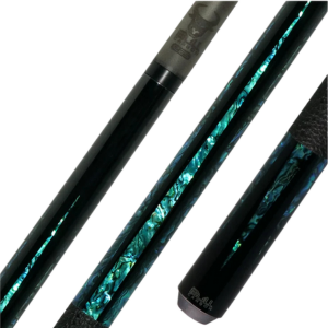 Genuine Abalone 6 Pt Leather Lore Wrap Bull Carbon Butt Only