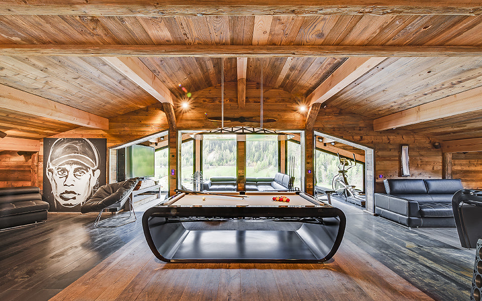 The Blacklight billiard table