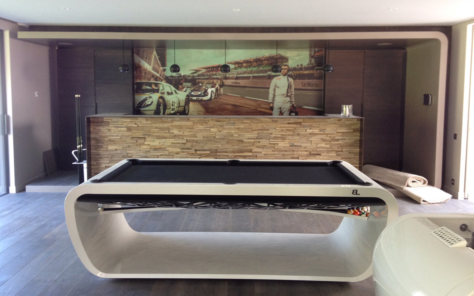 The Blacklight billiard table