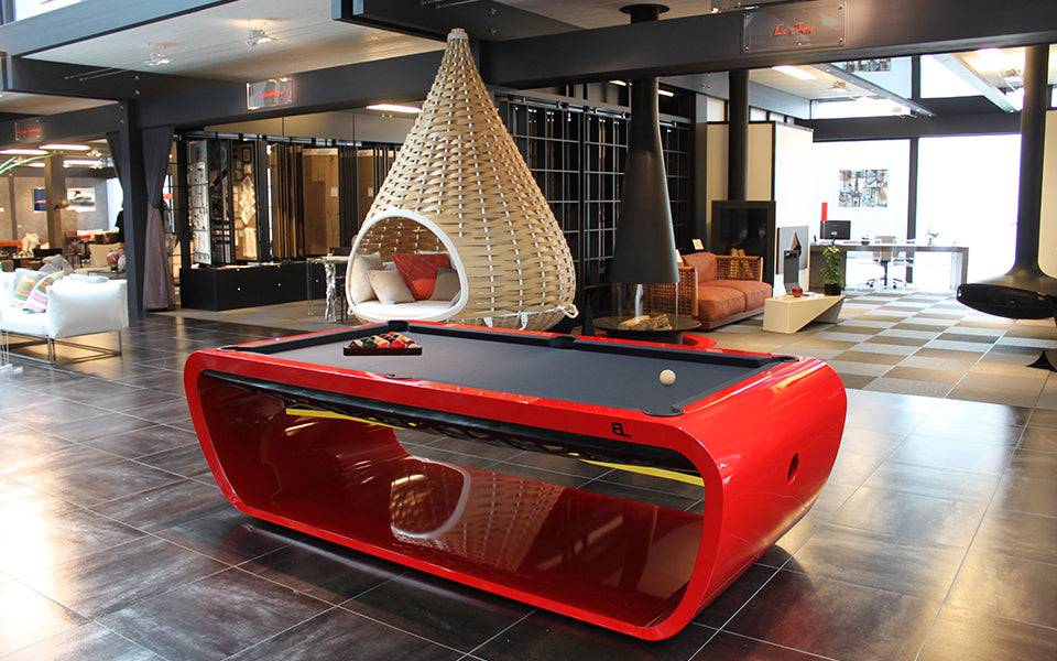 The Blacklight billiard table