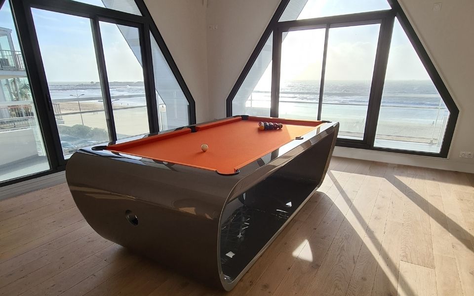 The Blacklight billiard table