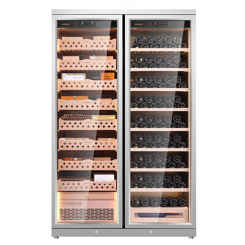 CD1200 (cigar area+wine area) Cigar Humidor