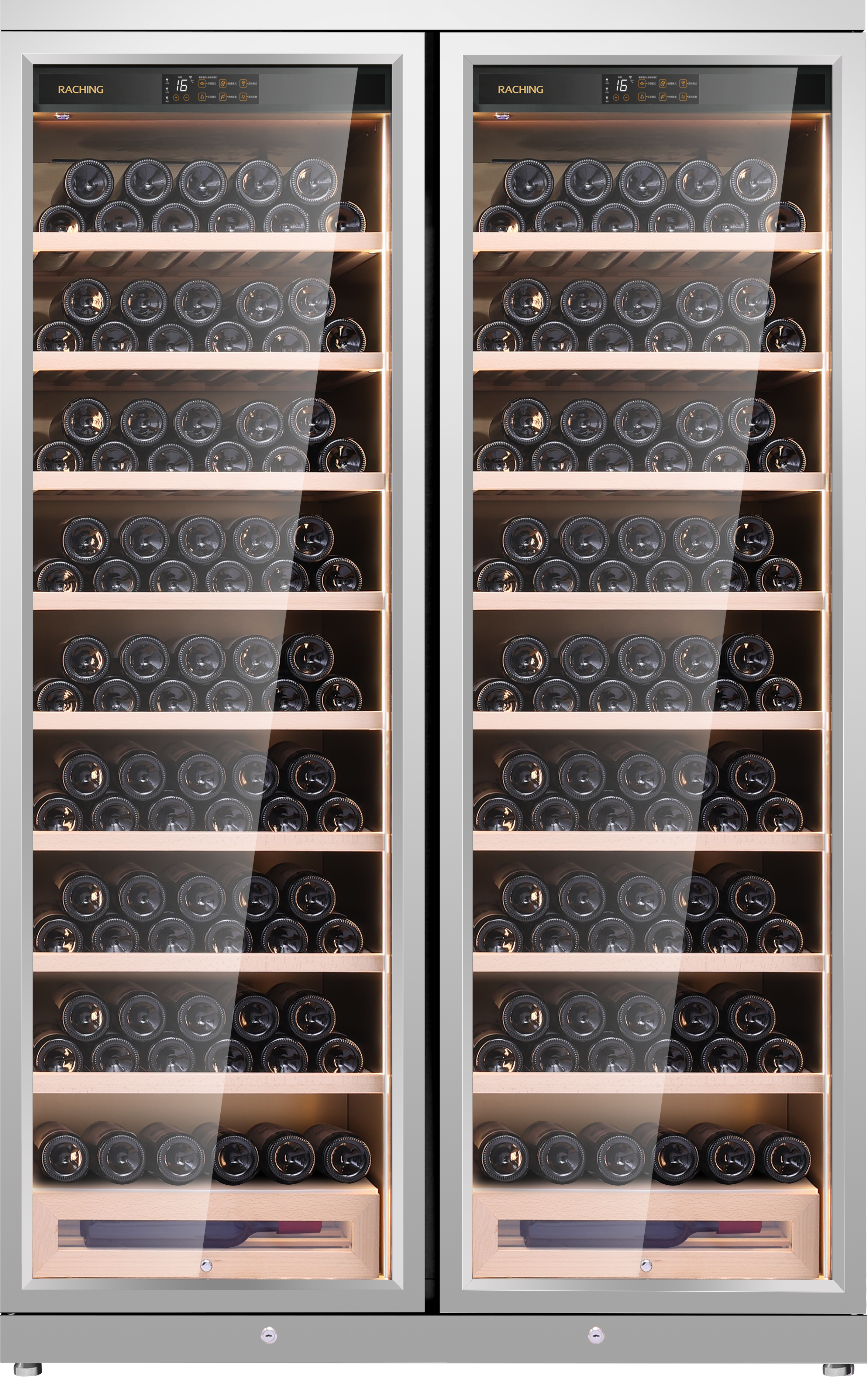 CD1200 (wine area+wine area) Cigar Humidor