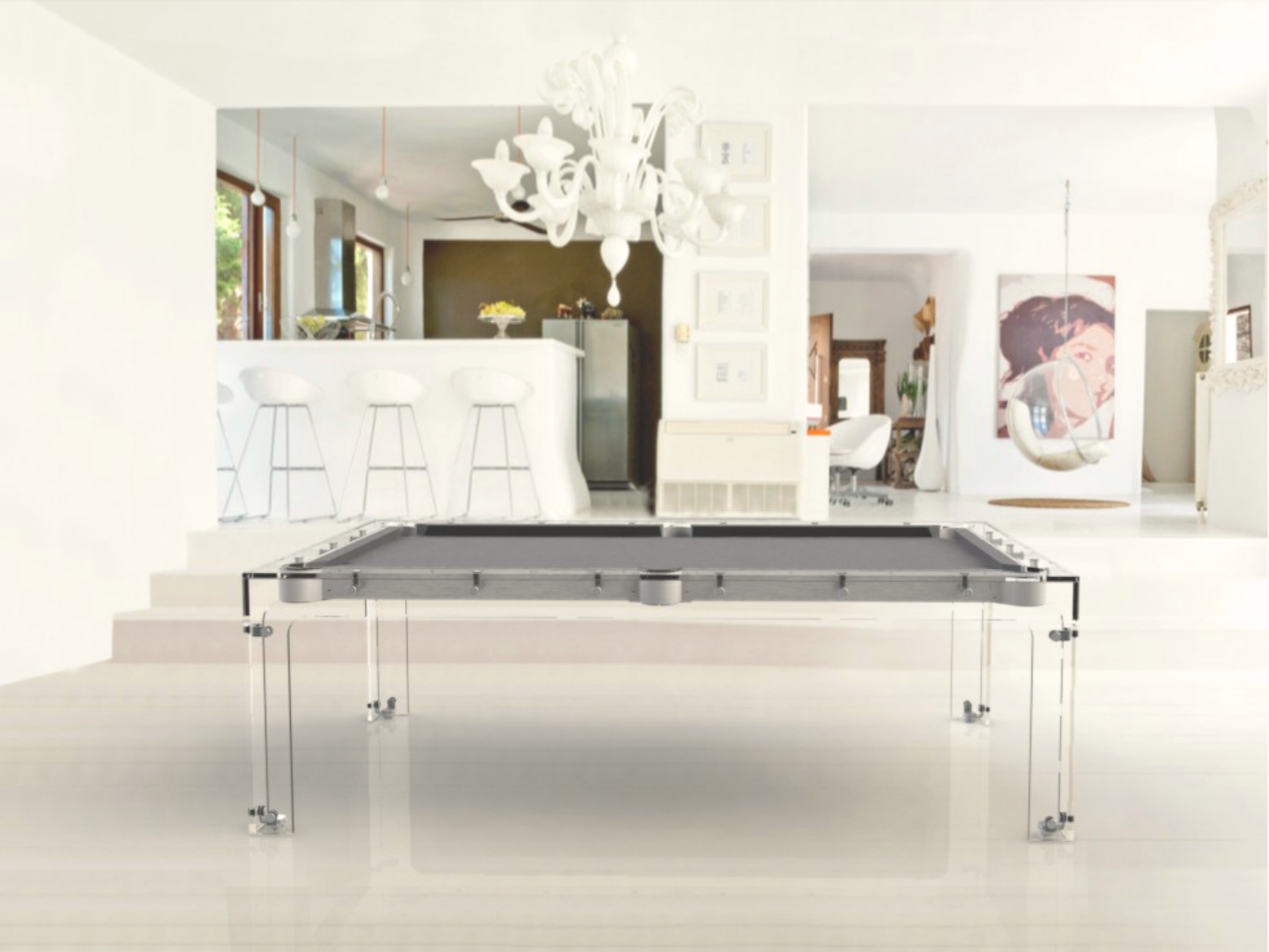 The Carat Light pool table