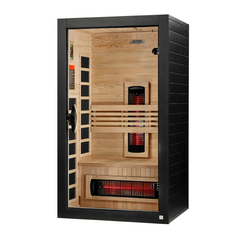 Dynamic Santorini 1-2-Person Full Spectrum Near Zero EMF FAR Infrared Sauna