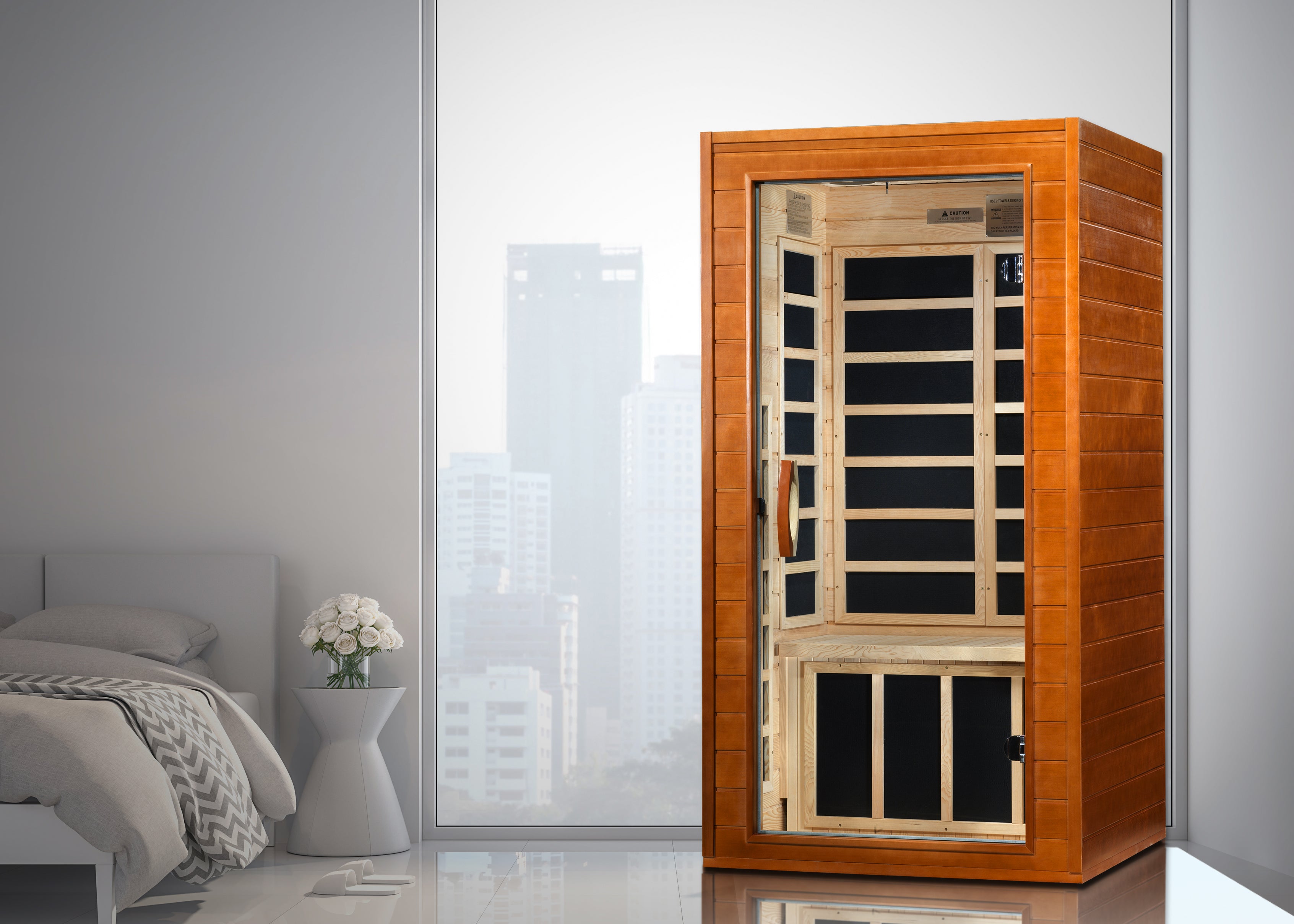Dynamic Avila Elite 1-2-person Ultra Low EMF FAR Infrared Sauna