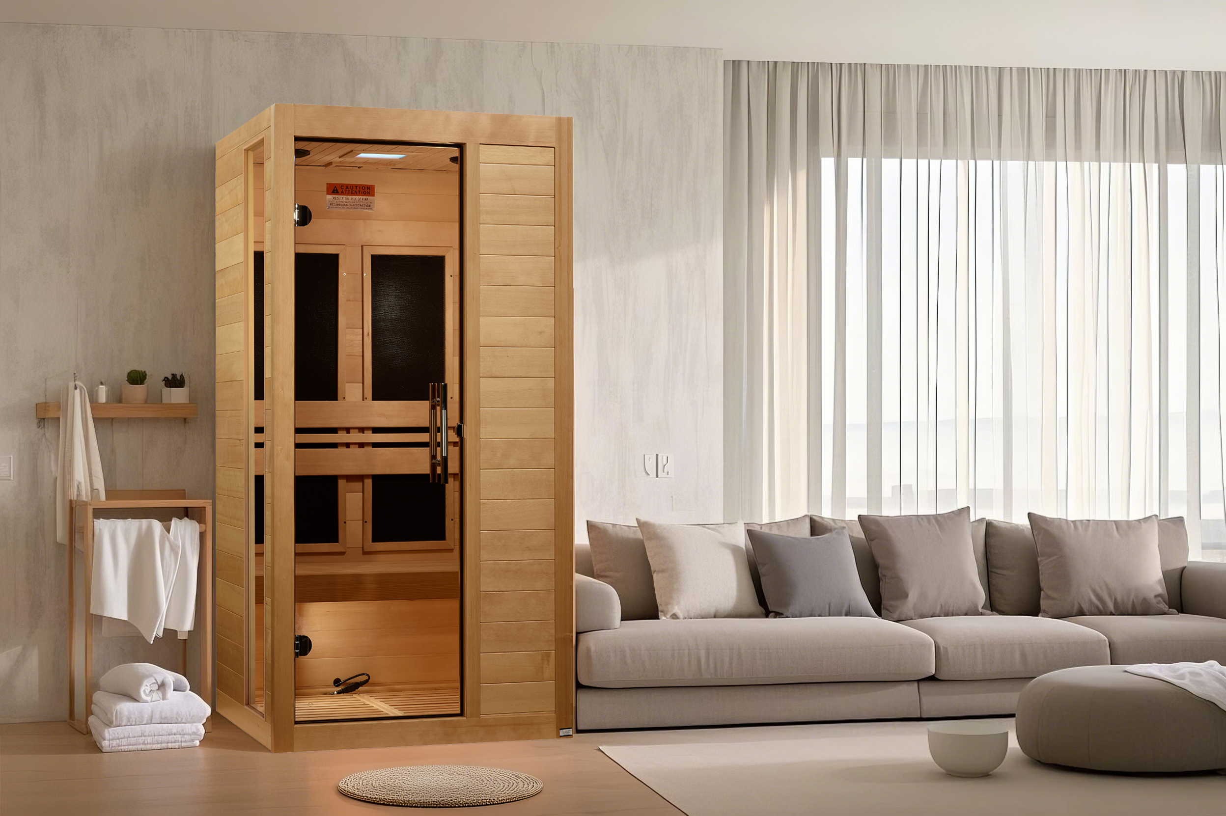 Dynamic Veneto 1-2 Person Low EMF Far Infrared Sauna
