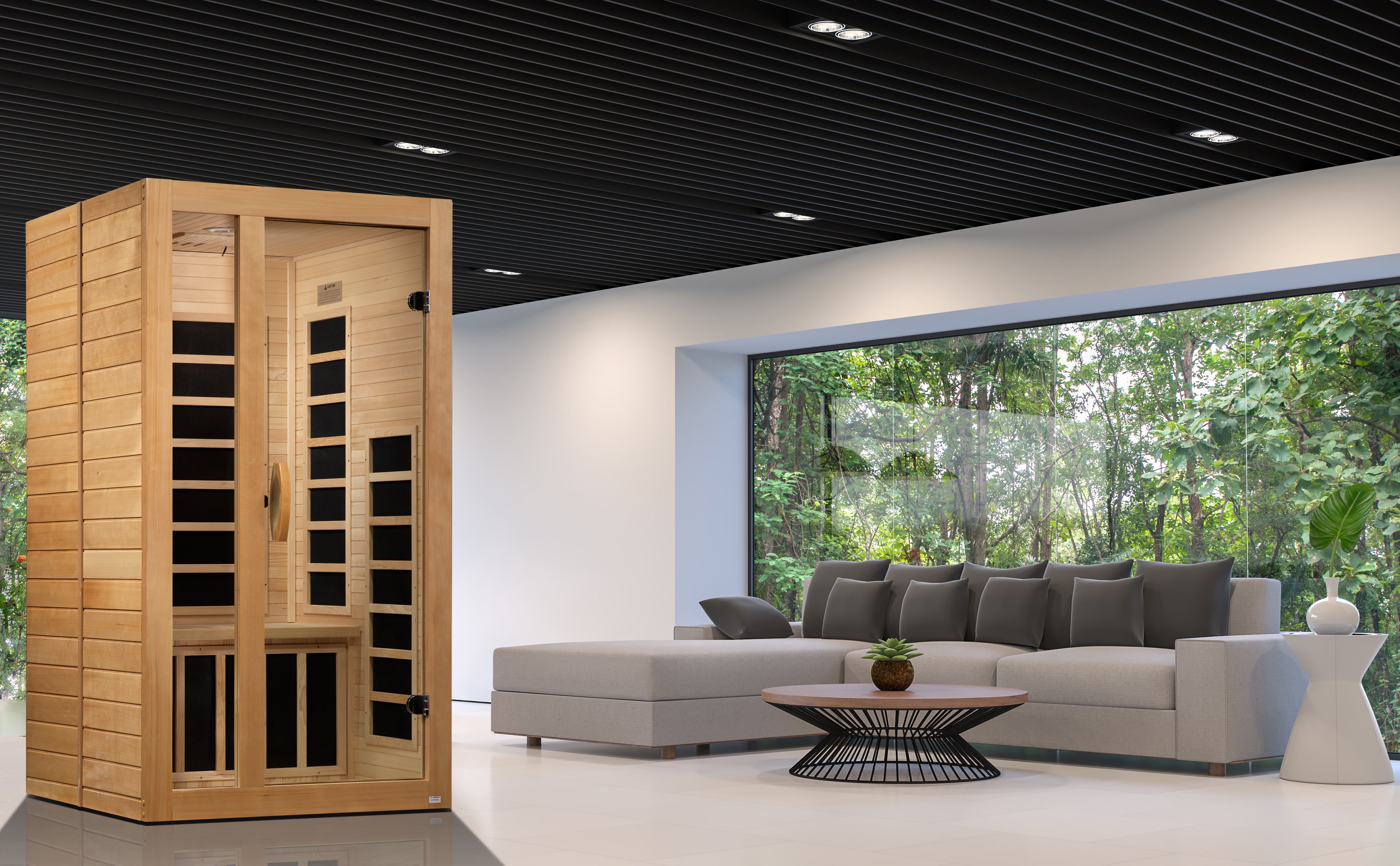 Dynamic Gracia Elite 1-2-person Ultra Low EMF FAR Infrared Sauna