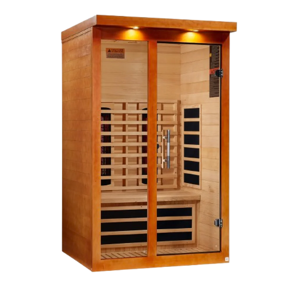 Dynamic Llumeneres 2-Person Full Spectrum Near Zero EMF FAR Infrared Sauna