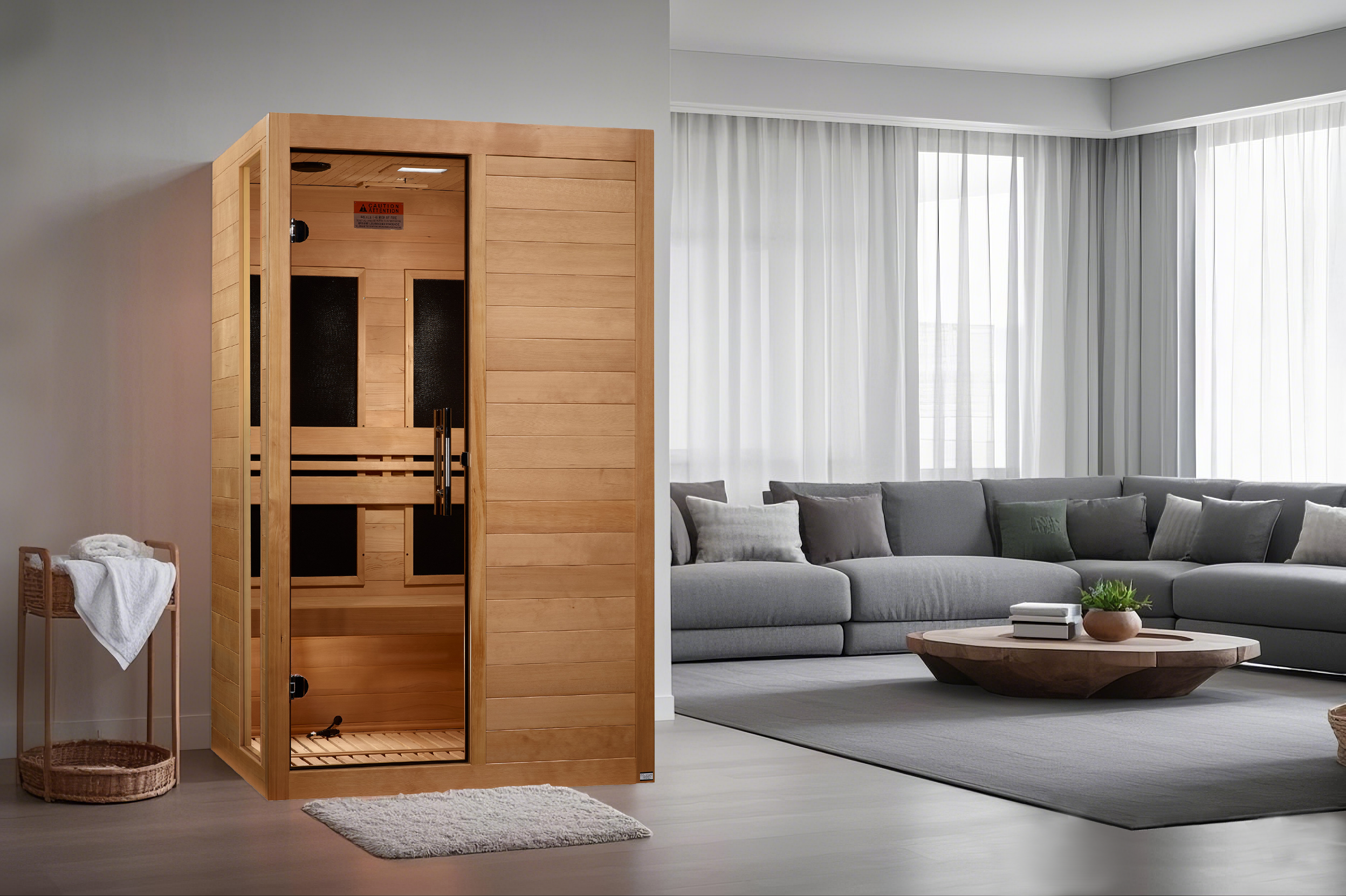 Dynamic Lucca Elite 2-person Ultra Low EMF FAR Infrared Sauna
