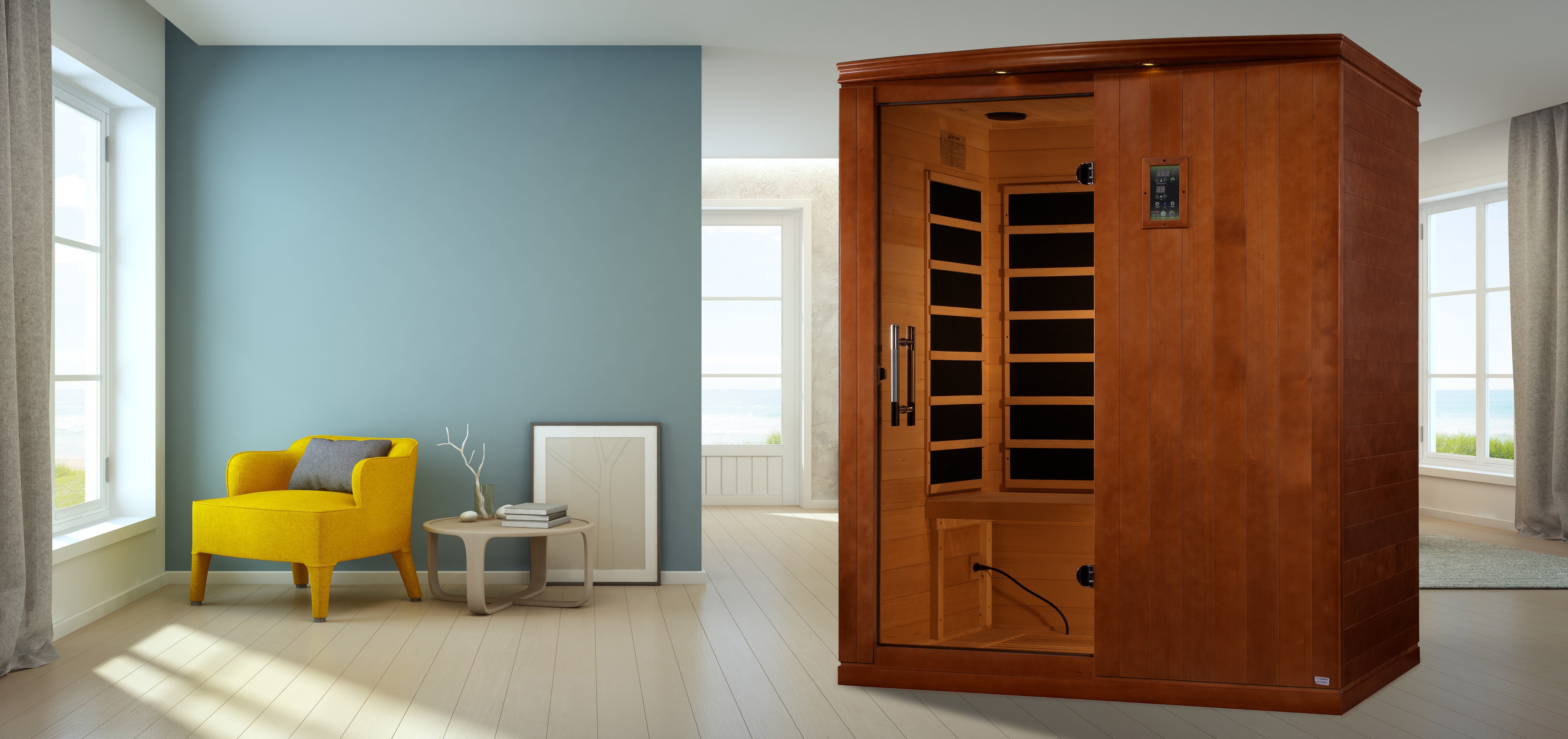 Dynamic Madrid Elite 3-person Ultra Low EMF FAR Infrared Sauna