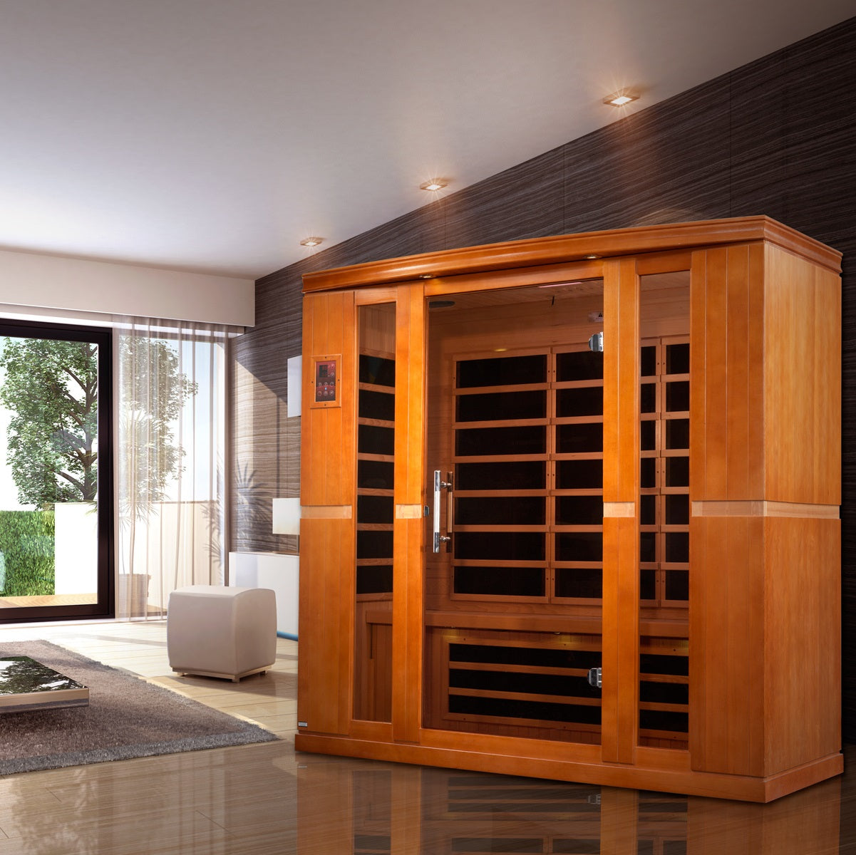 Dynamic Bergamo Elite 4-person Ultra Low EMF FAR Infrared Sauna