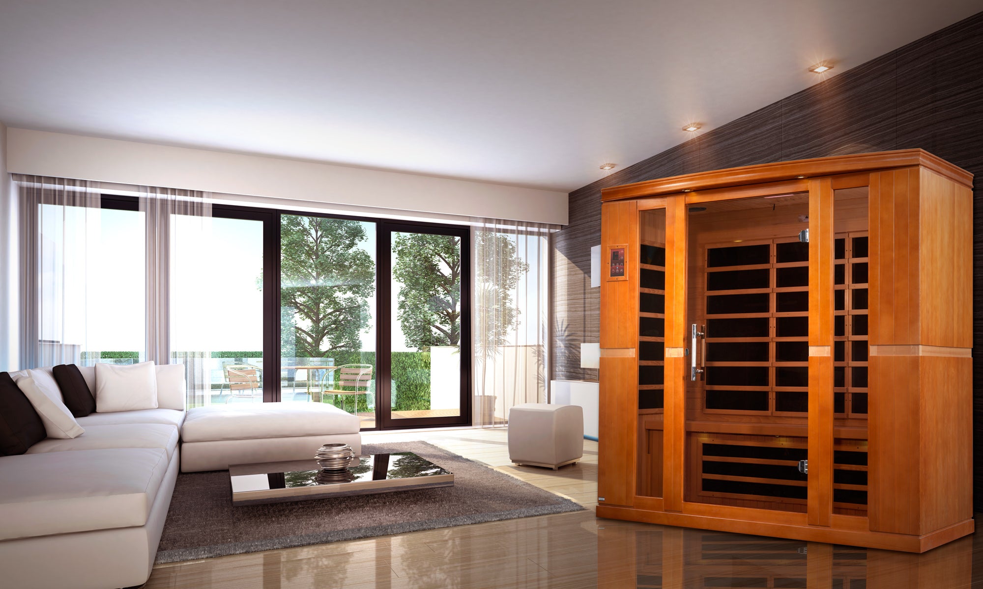 Dynamic Bergamo Elite 4-person Ultra Low EMF FAR Infrared Sauna
