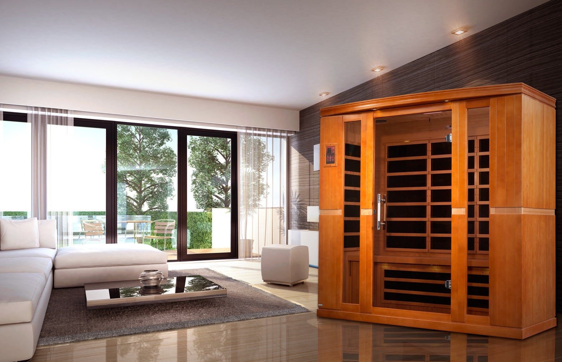 Dynamic Bergamo Elite 4-person Ultra Low EMF FAR Infrared Sauna