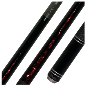 Genuine Abalone 6 Pt Leather Lore Wrap Bull Carbon Butt Only