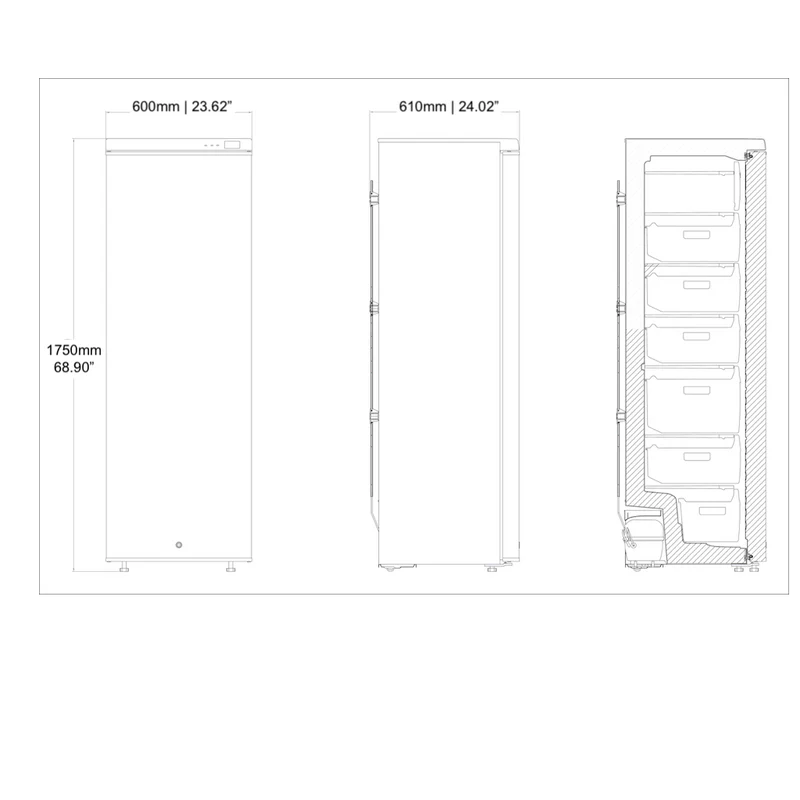 -10~-25°C 270L Biomedical Freezer
