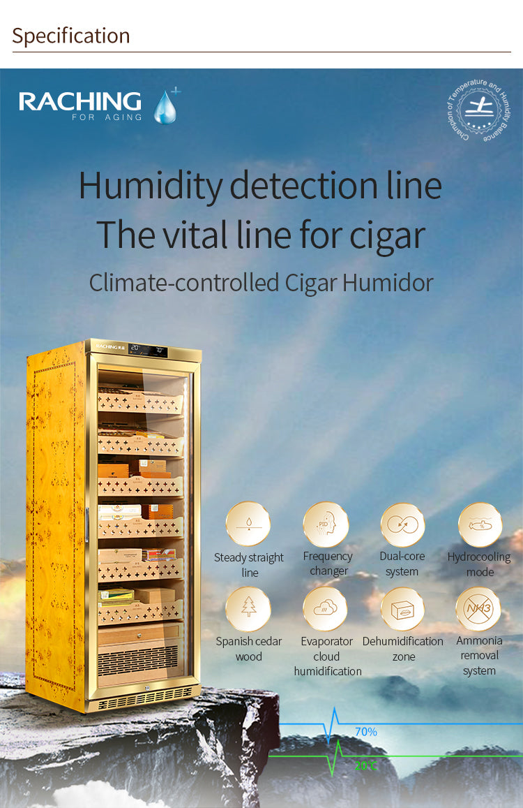 MON3800A Cigar Humidor