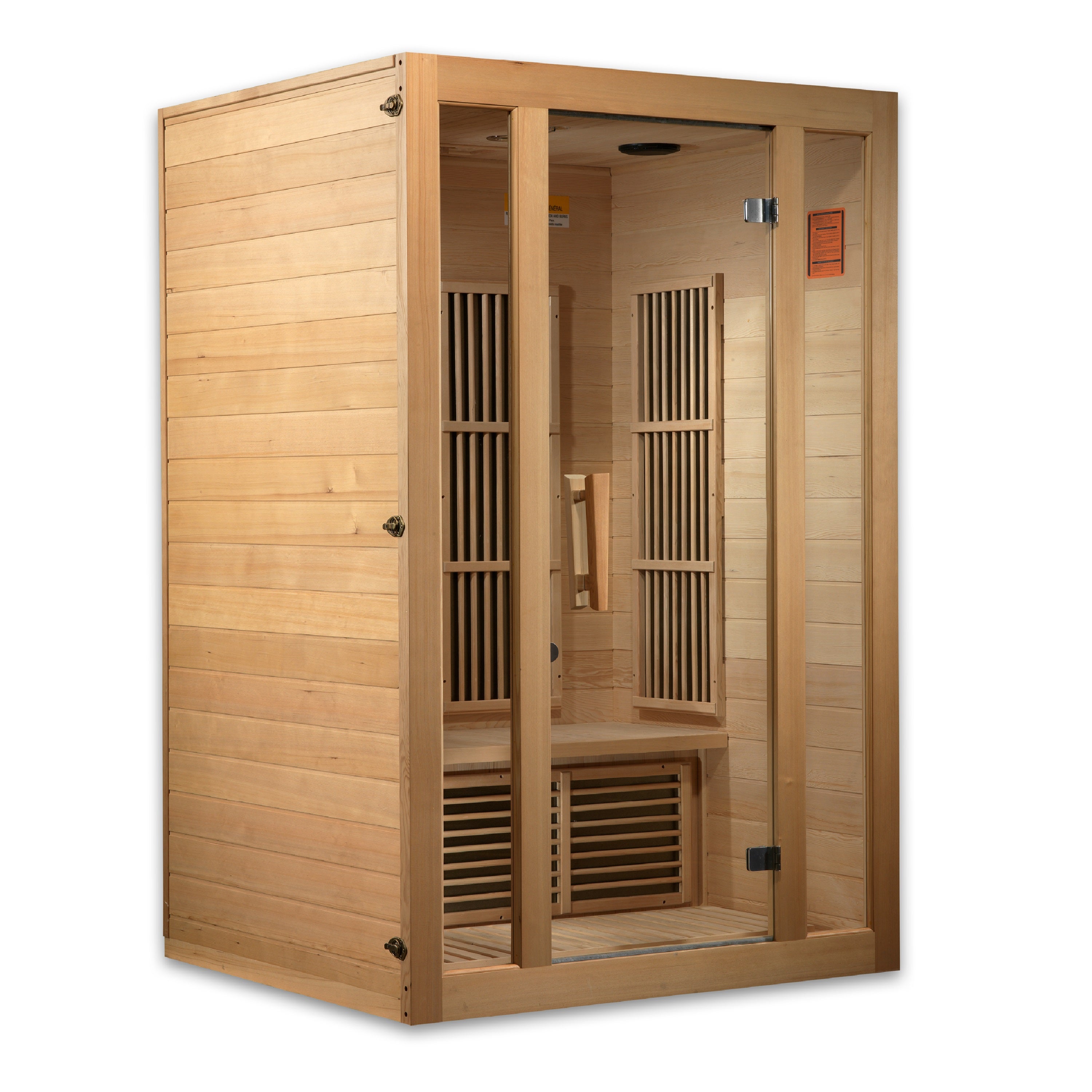 Maxxus Seattle 2-Person Near Zero EMF FAR Infrared Sauna (Canadian Hemlock)