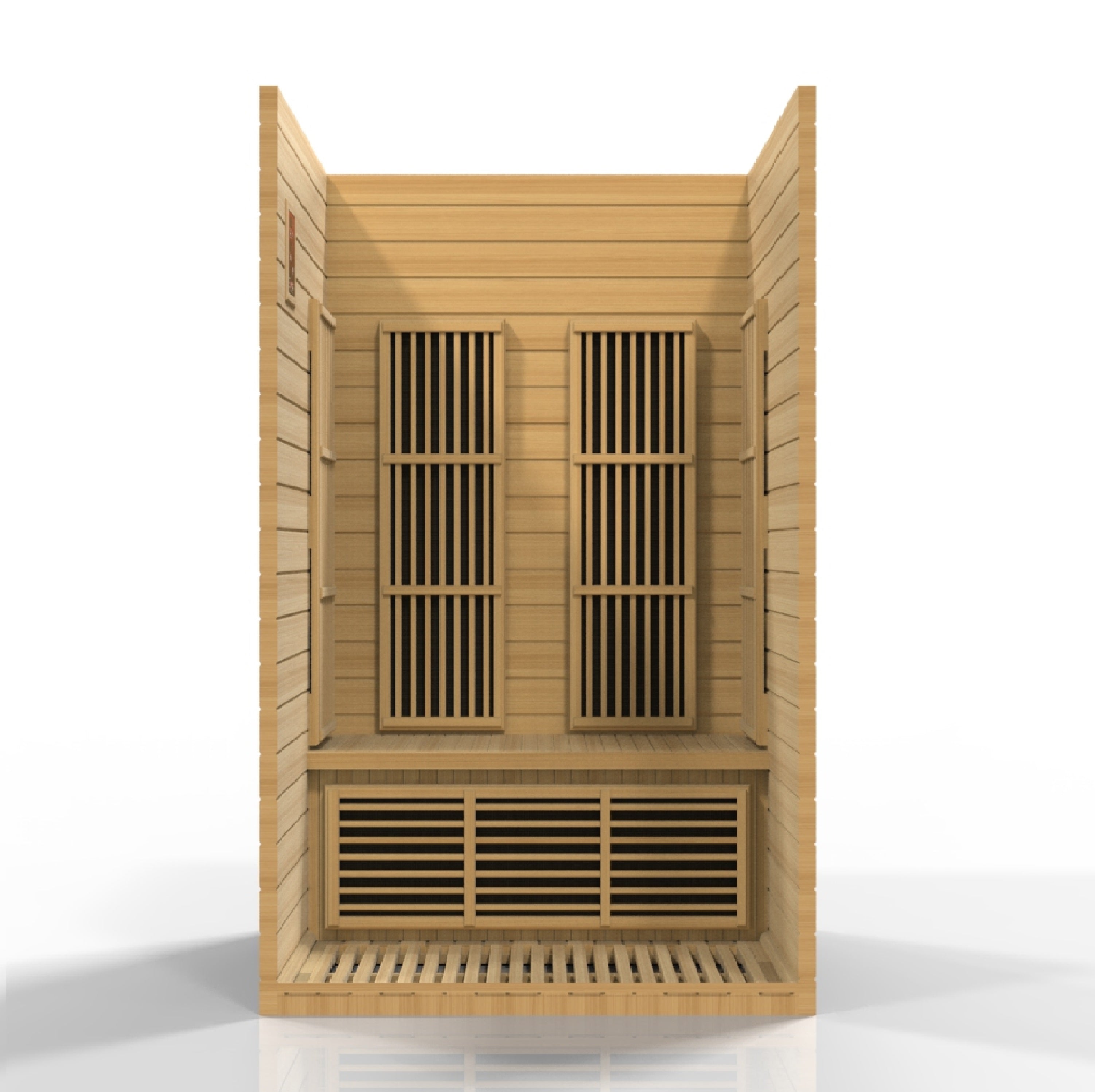 Maxxus Seattle 2-Person Near Zero EMF FAR Infrared Sauna (Canadian Hemlock)