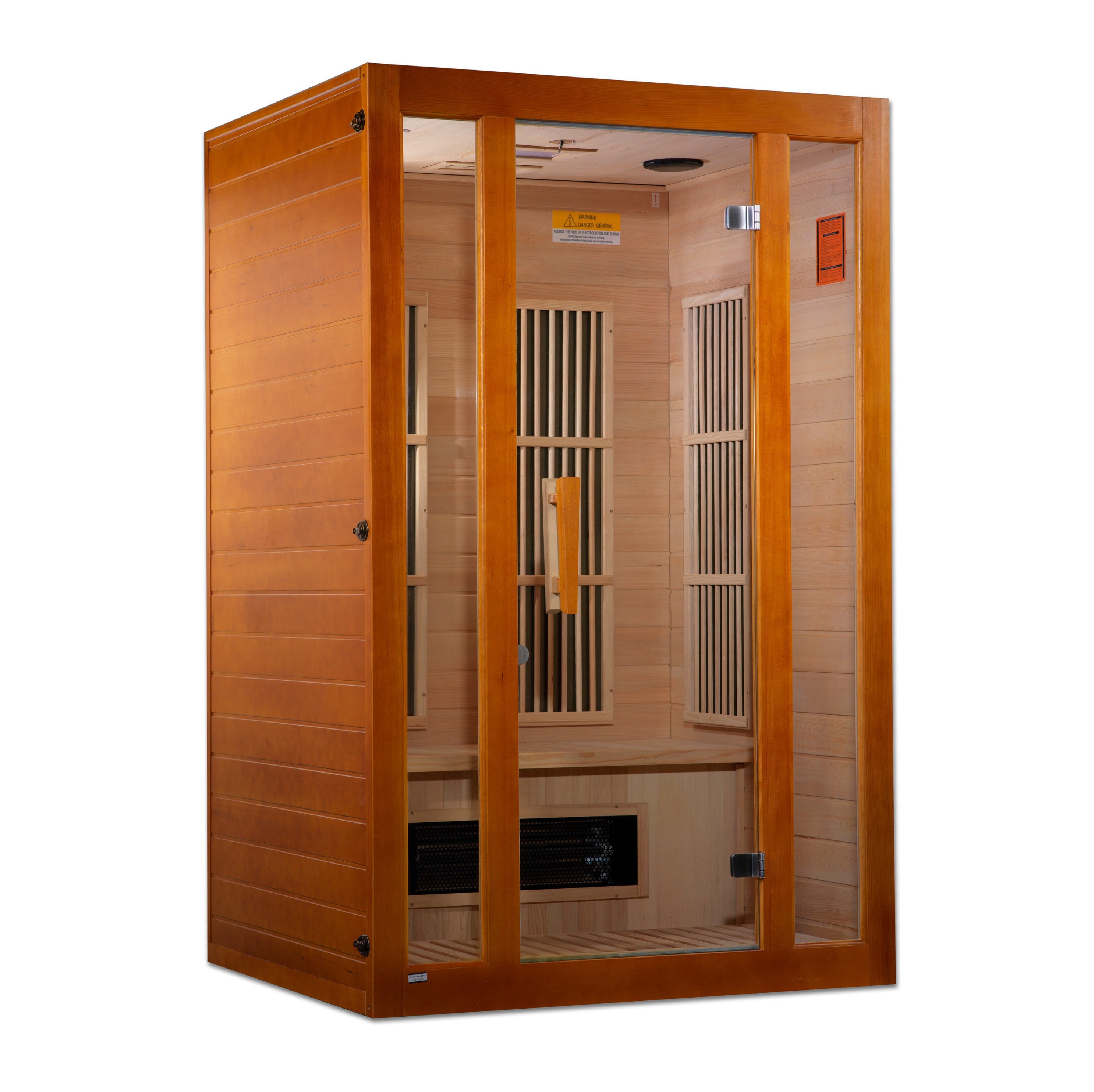 Maxxus 2-Person Low EMF (Between 5-10MG) FAR Infrared Sauna (Canadian Hemlock)