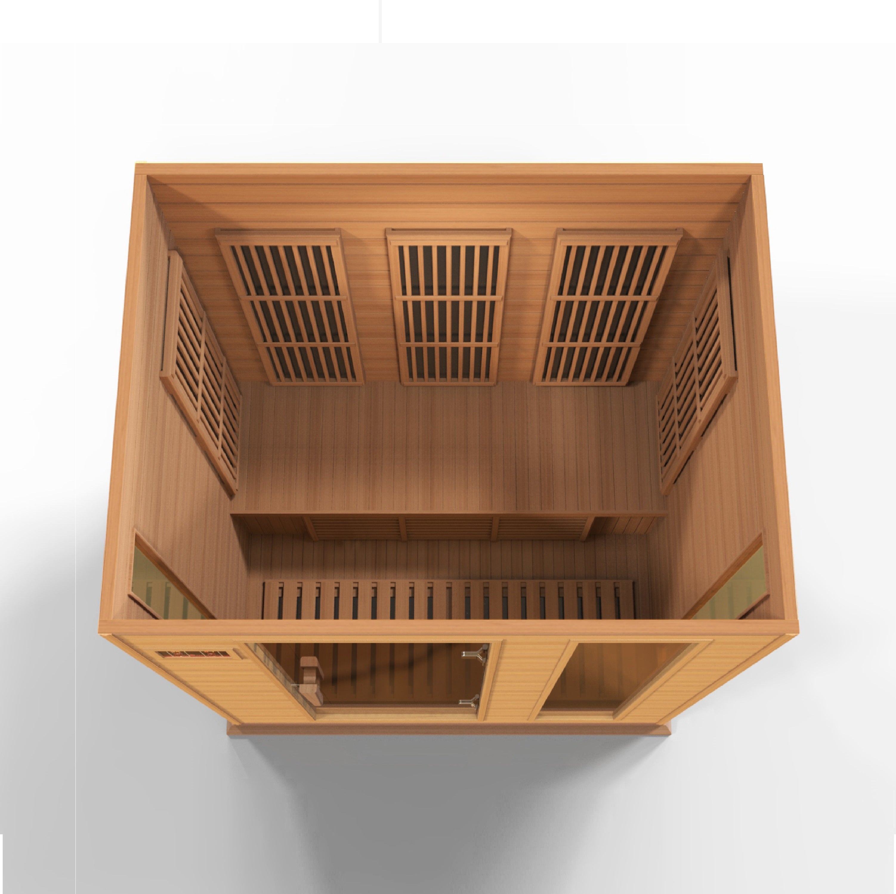 Maxxus 3-Person Low EMF (Between 5-10MG) FAR Infrared Sauna (Canadian Red Cedar)