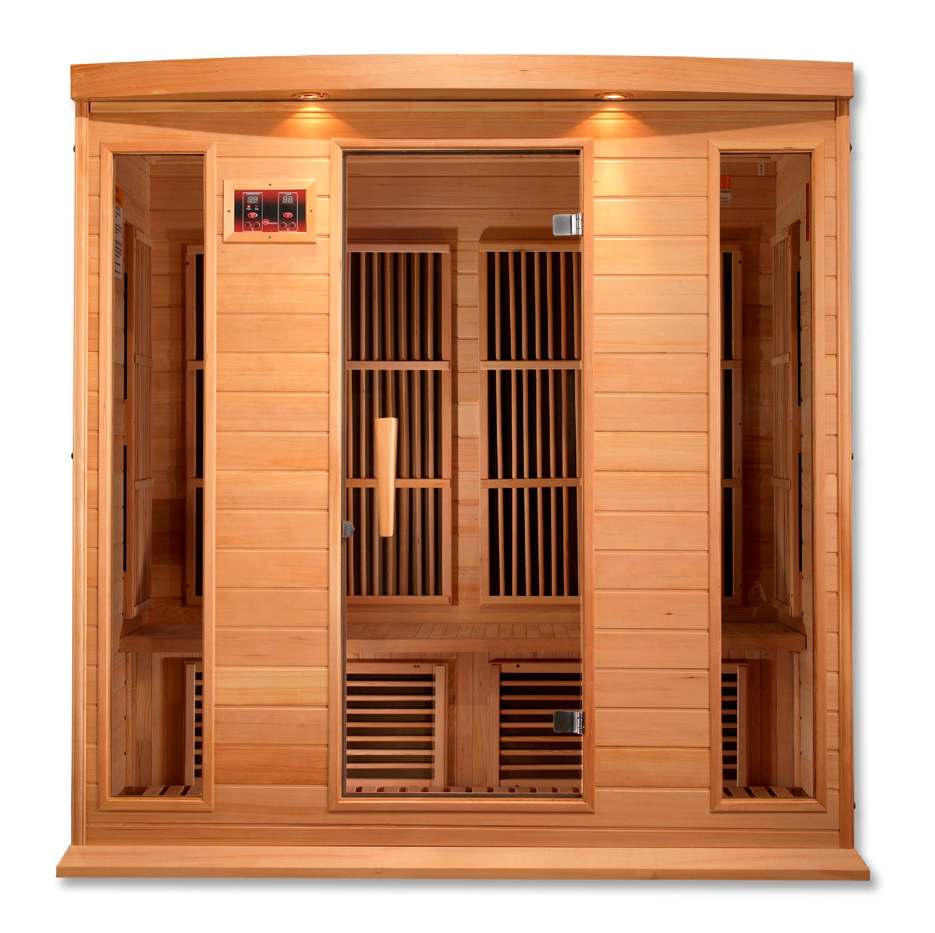 Maxxus 4-Person Low EMF FAR Infrared Sauna (Canadian Hemlock)
