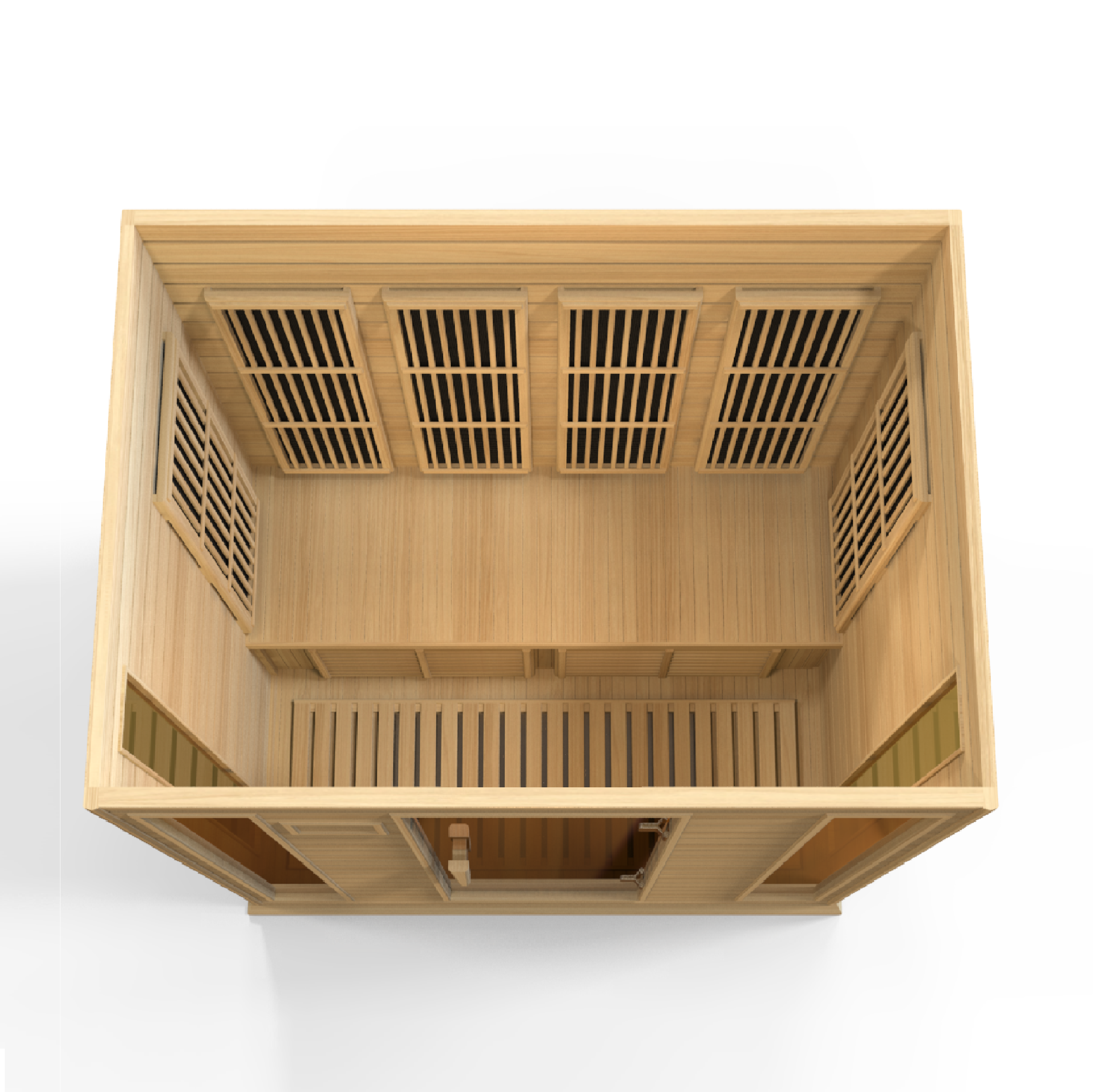 Maxxus 4-Person Low EMF FAR Infrared Sauna (Canadian Hemlock)
