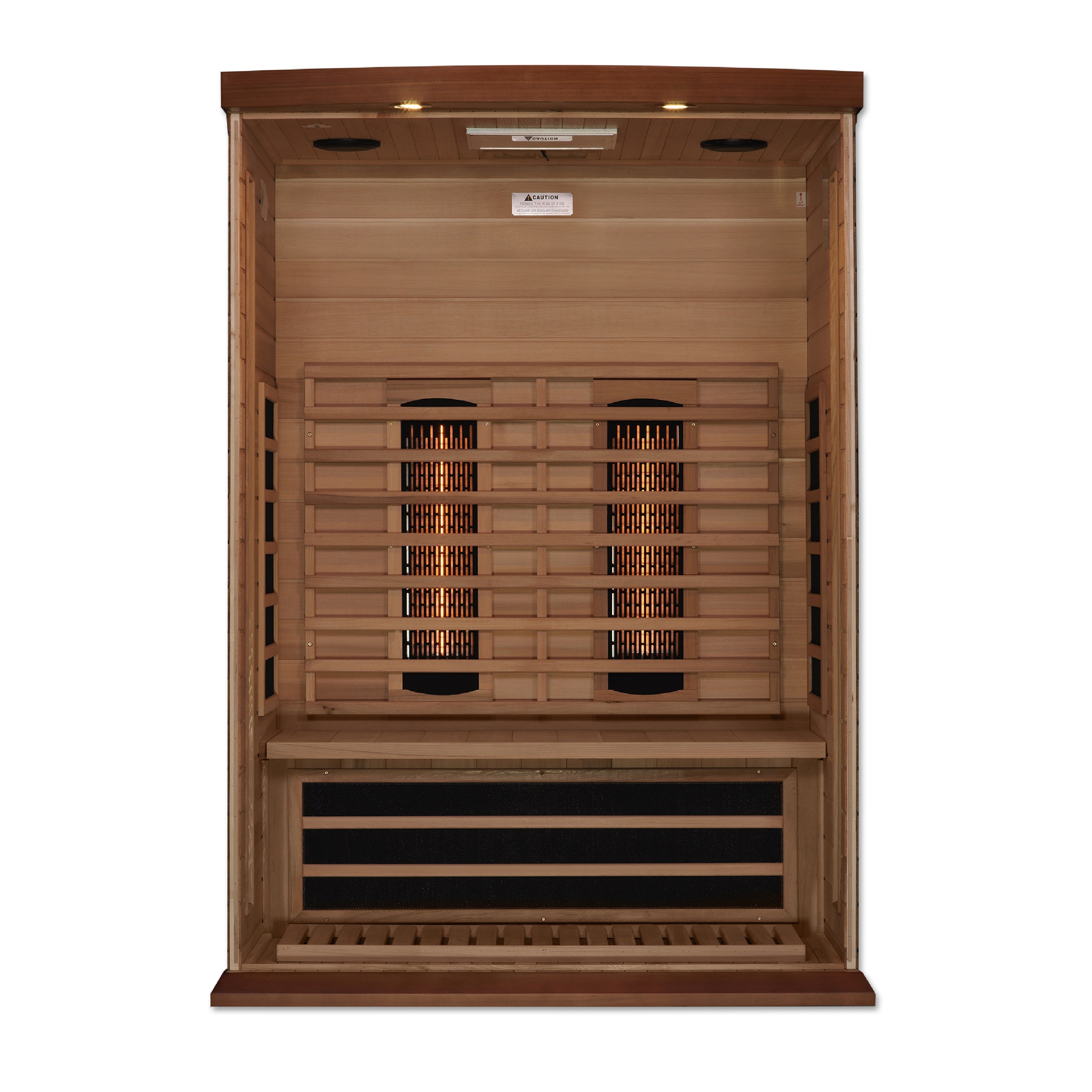Maxxus 2-Person Full Spectrum Near Zero EMF FAR Infrared Sauna (Canadian Red Cedar)