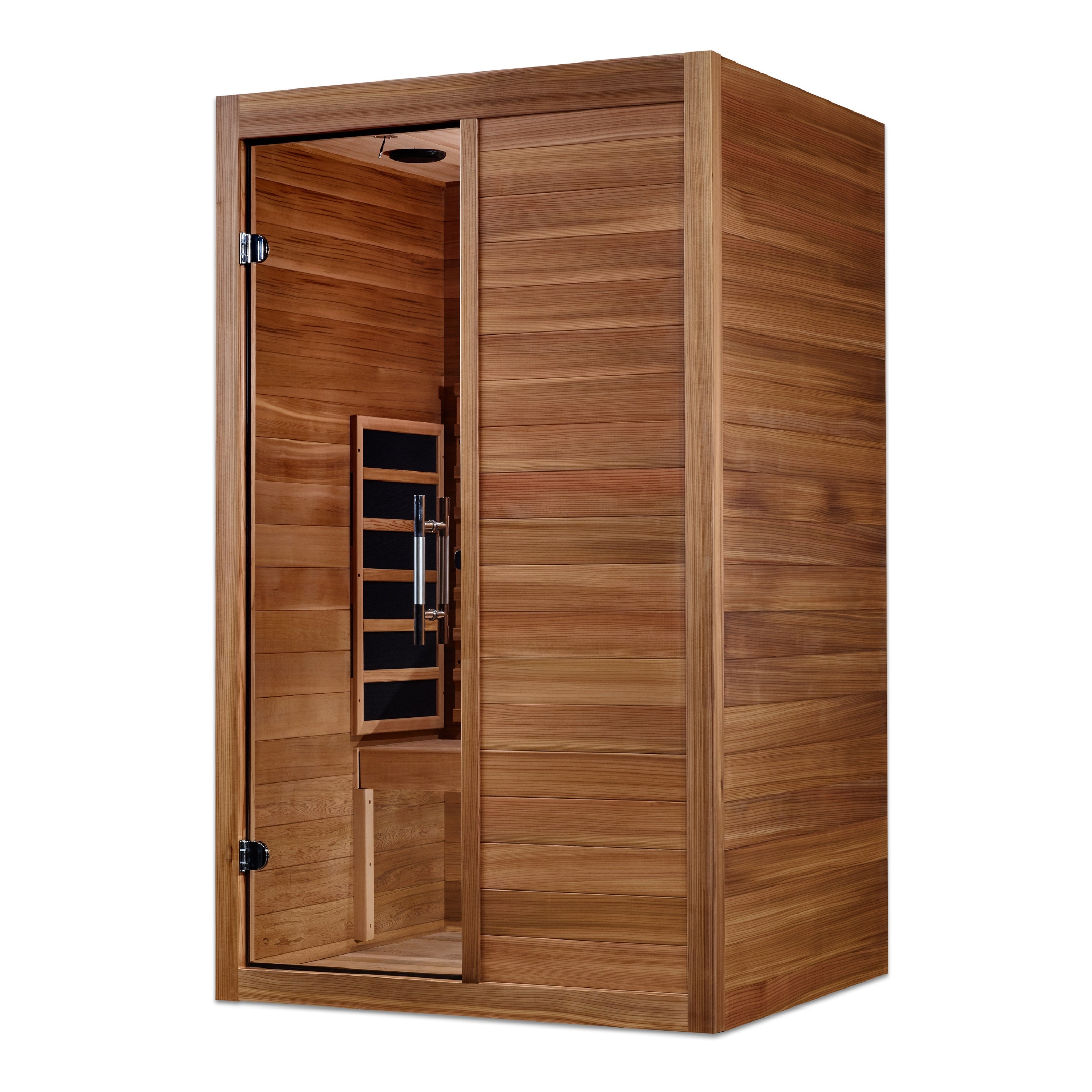 Maxxus S-Line Yoga 2-Person Full Spectrum Near Zero EMF FAR Infrared Sauna (Canadian Hemlock)