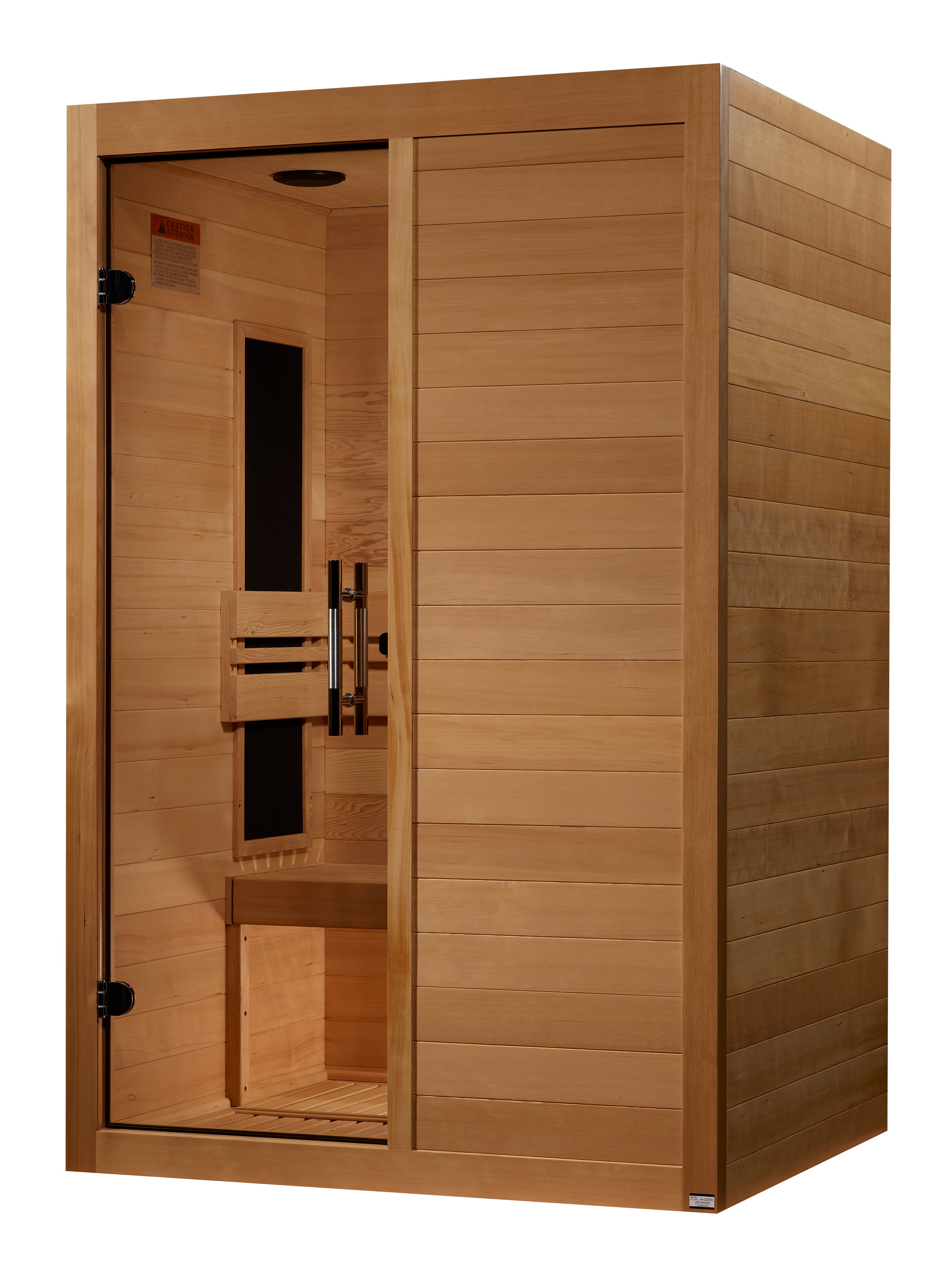 Maxxus S-Line Yoga 2-Person Low EMF (Between 5-10MG) FAR Infrared Sauna (Canadian Hemlock)