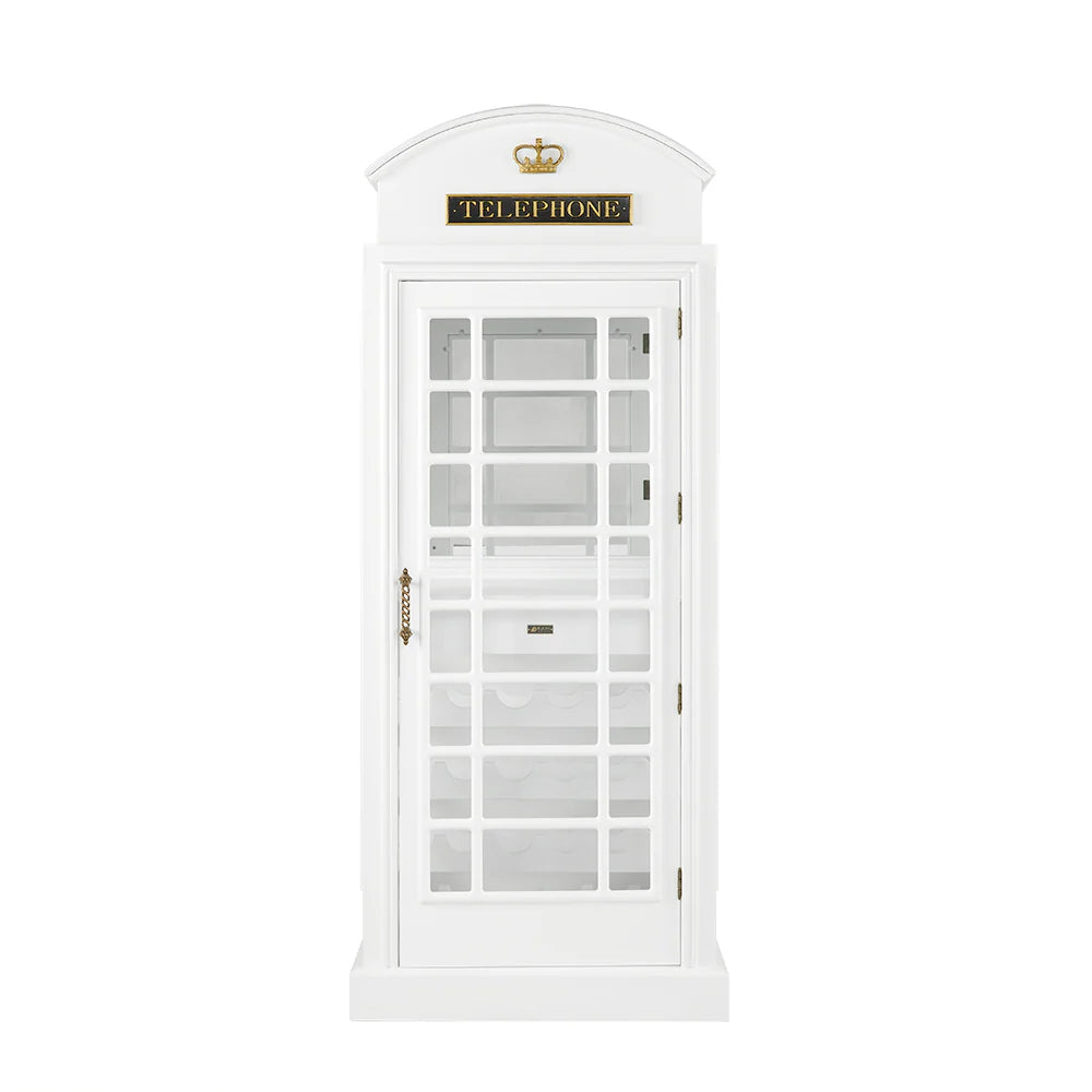 OLD ENGLISH TELEPHONE BOOTH BAR CABINET