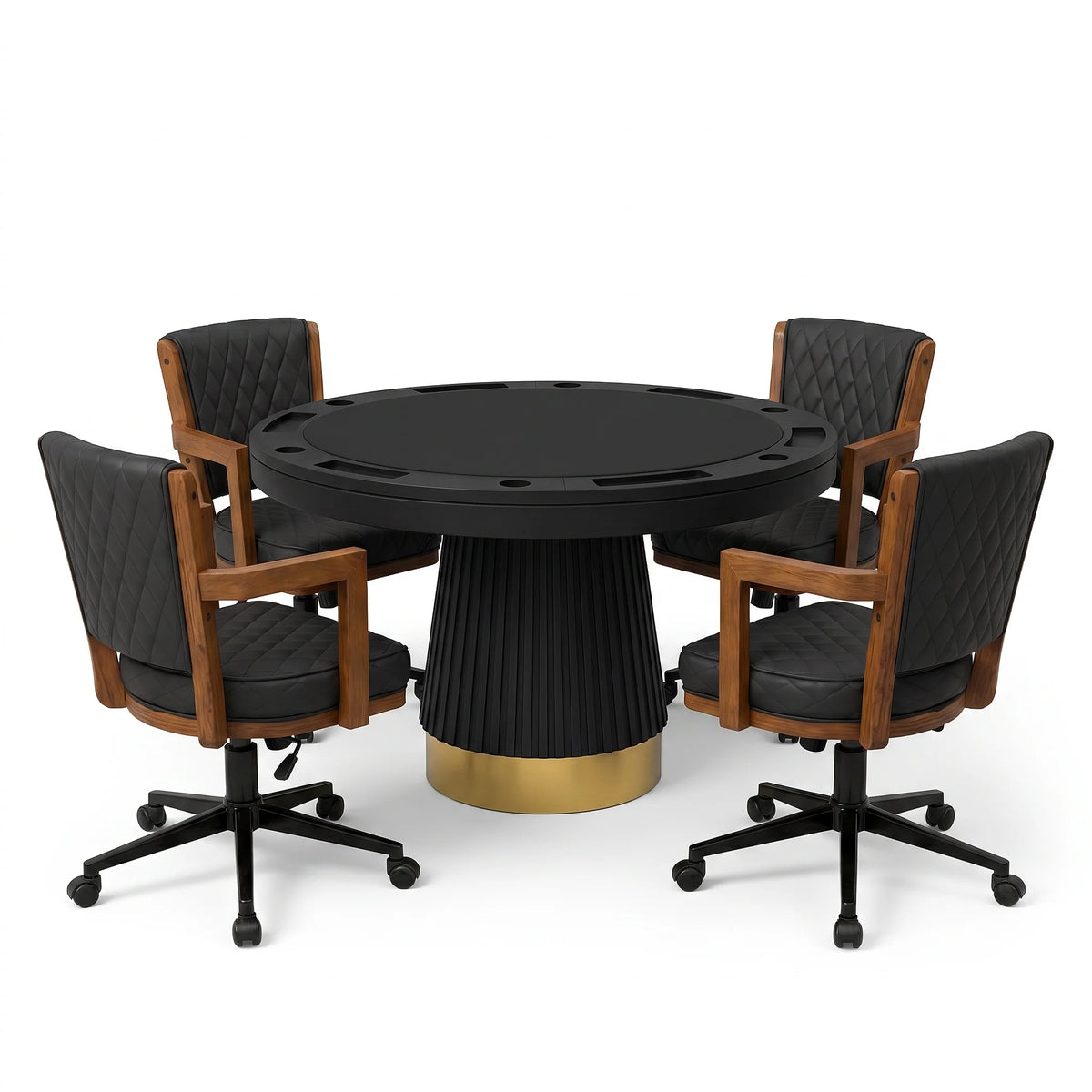 PROHIBITION SERIES 48" 2 IN 1 POKER TABLE