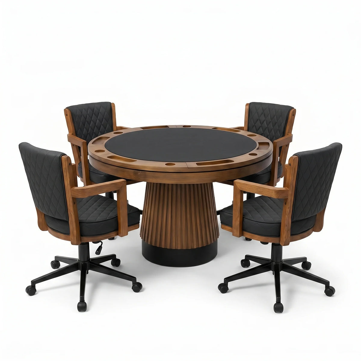 PROHIBITION SERIES 48" 2 IN 1 POKER TABLE