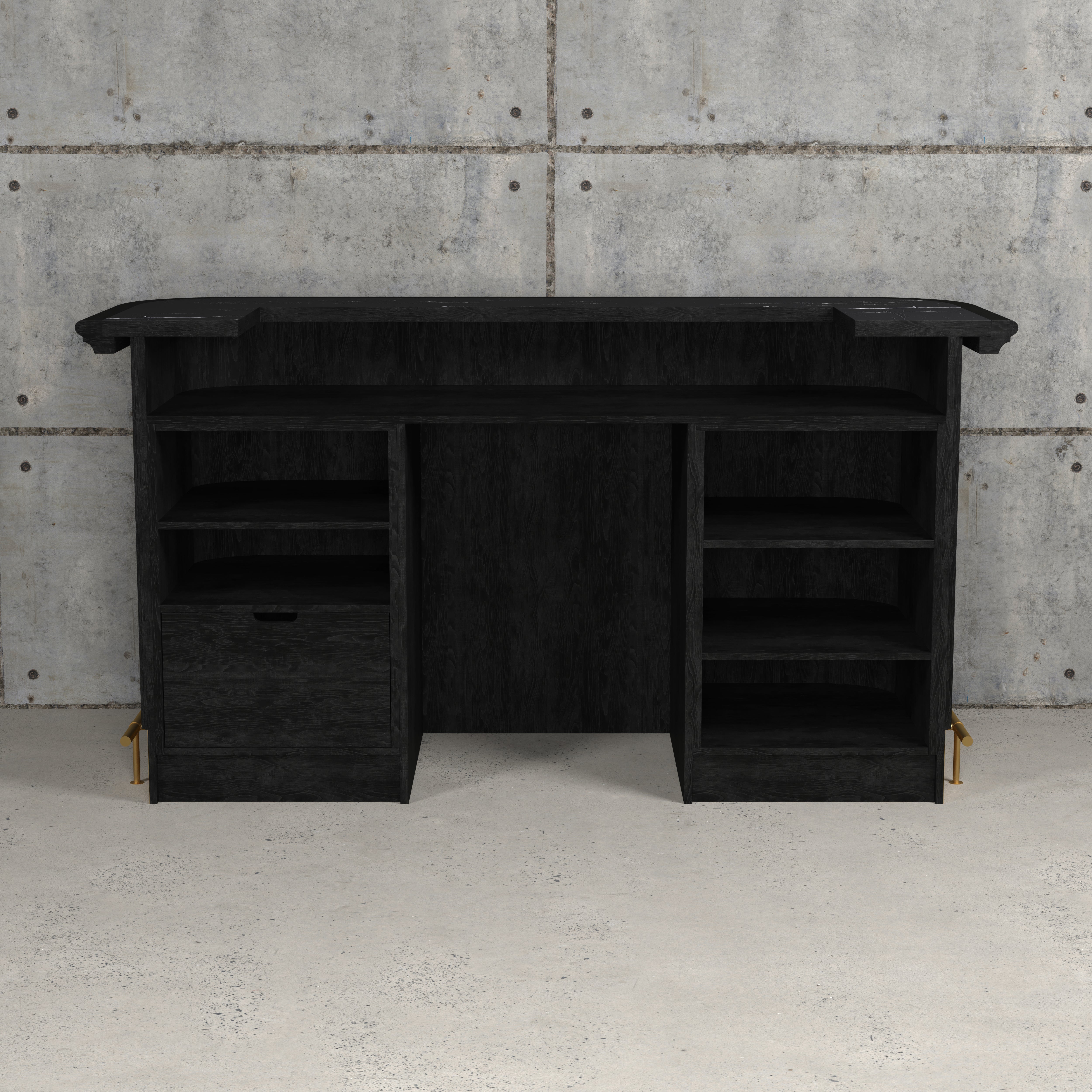 PROHIBITION SERIES 84" COCKTAIL BAR