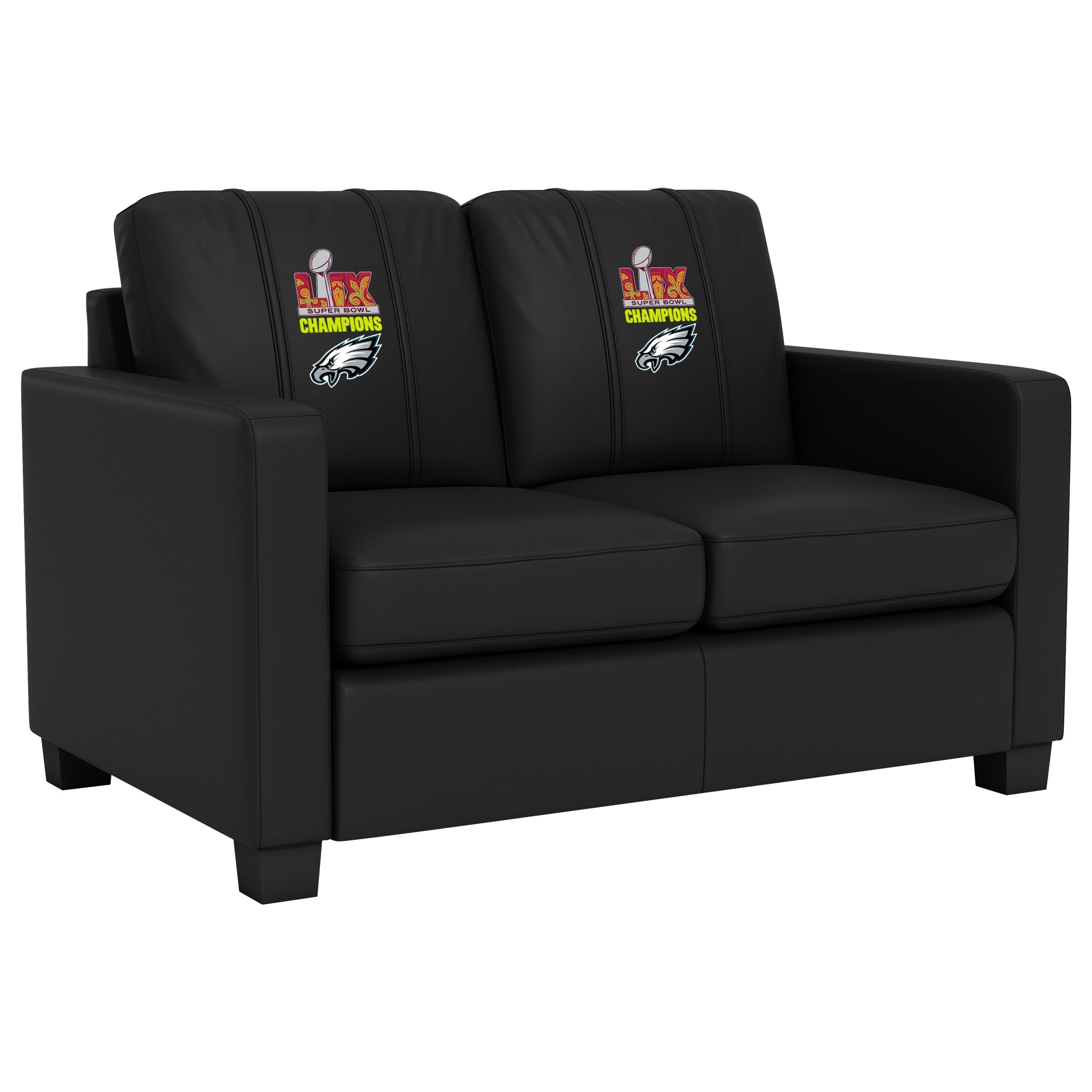 Dyno Stationary Loveseat with Philadelphia Eagles Super Bowl LIX Champions Logo