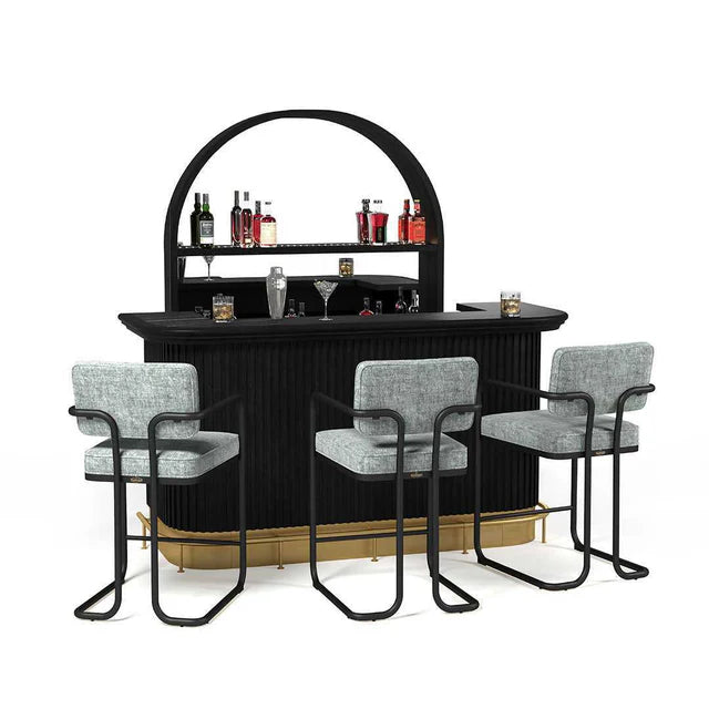 PROHIBITION SERIES 84" COCKTAIL BAR