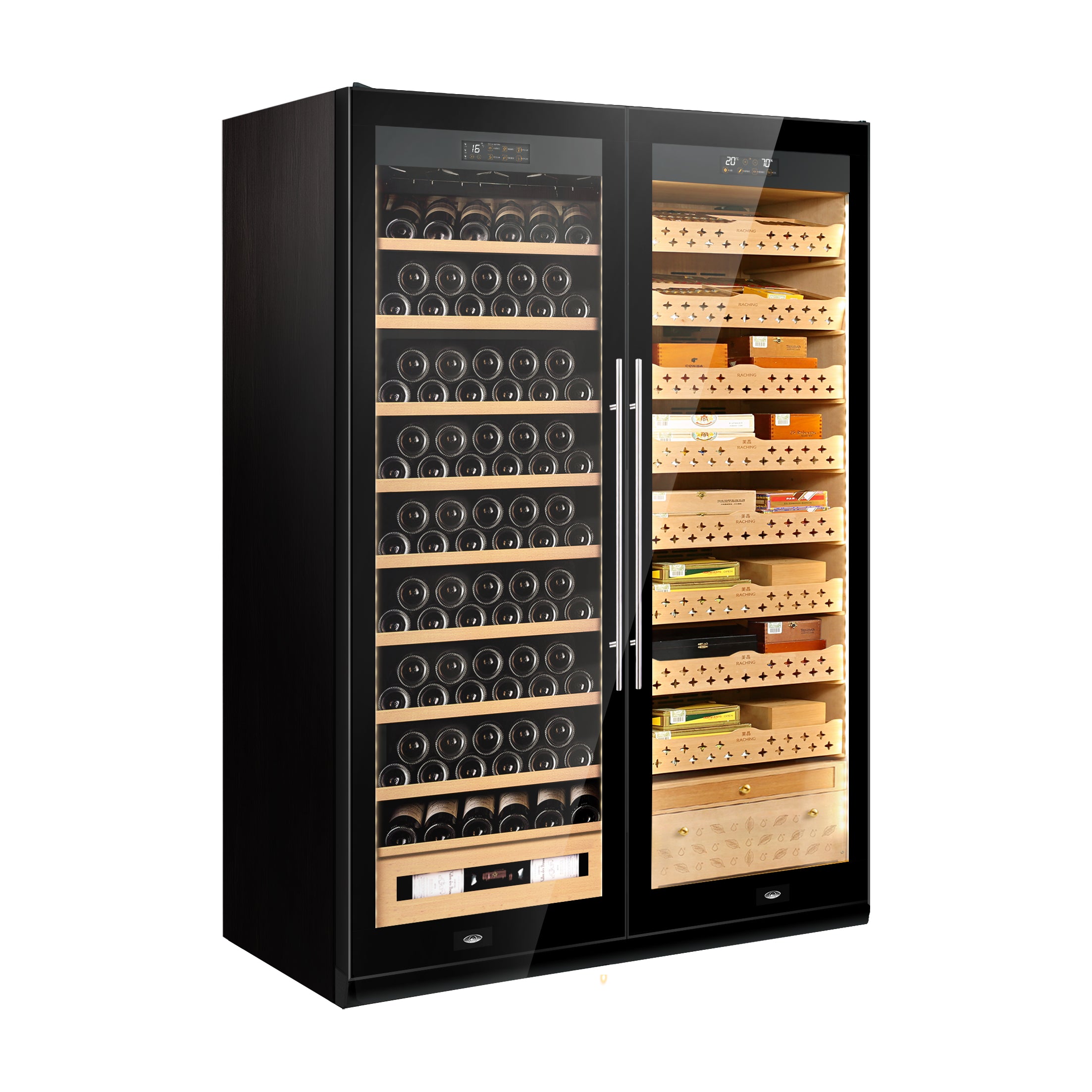 SD800 (cigar area + wine area) Cigar Humidor