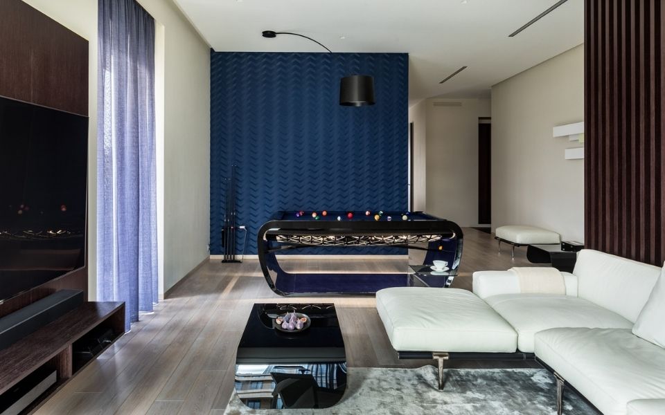 The Blacklight billiard table