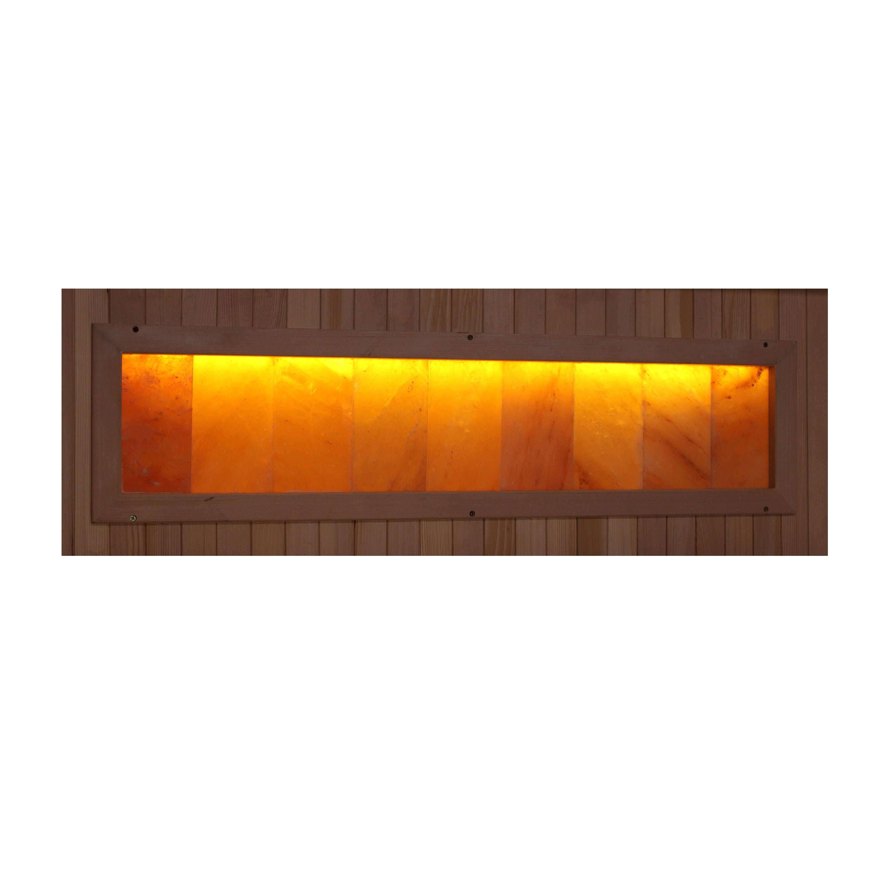Golden Designs 3-Person Full Spectrum PureTech™ Near Zero EMF FAR Infrared Sauna with Himalayan Salt Bar