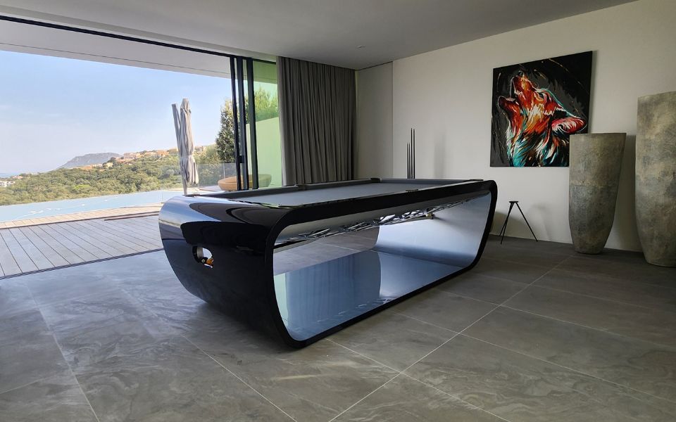 The Blacklight billiard table