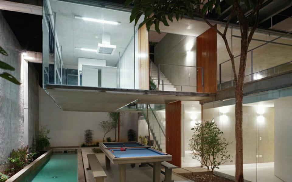 Teak billiards, indoor and outdoor