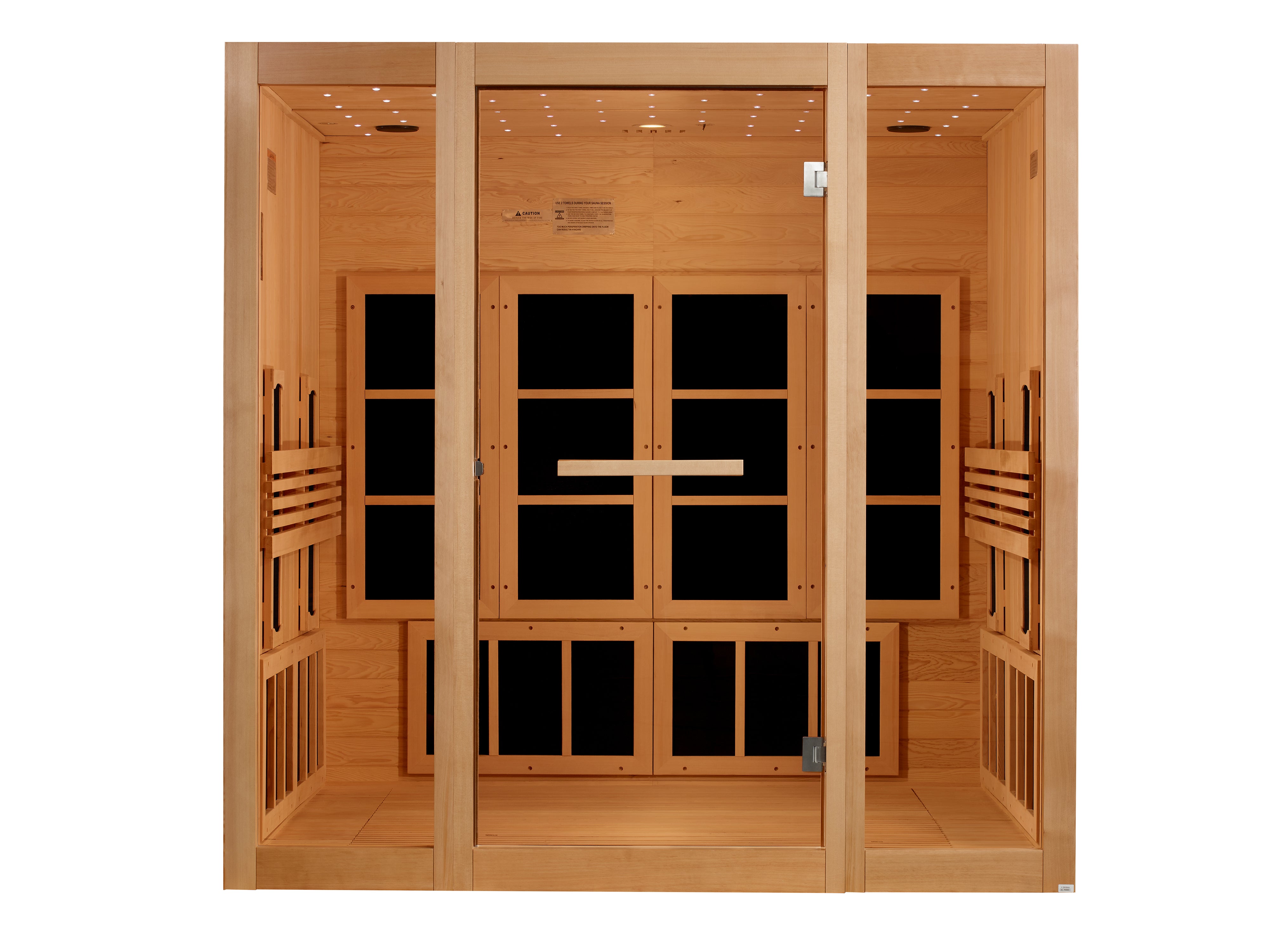 Golden Designs 8 Person Full Spectrum Near Zero EMF FAR IR Sauna
