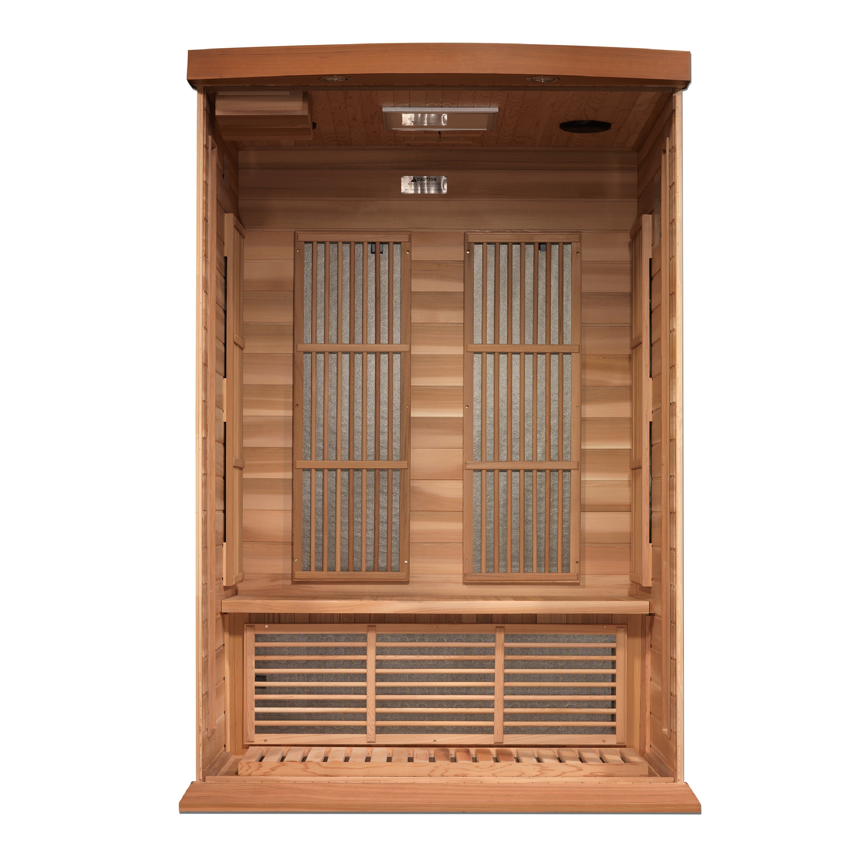 Maxxus 2-Person Near Zero EMF FAR Infrared Sauna (Canadian Red Cedar)