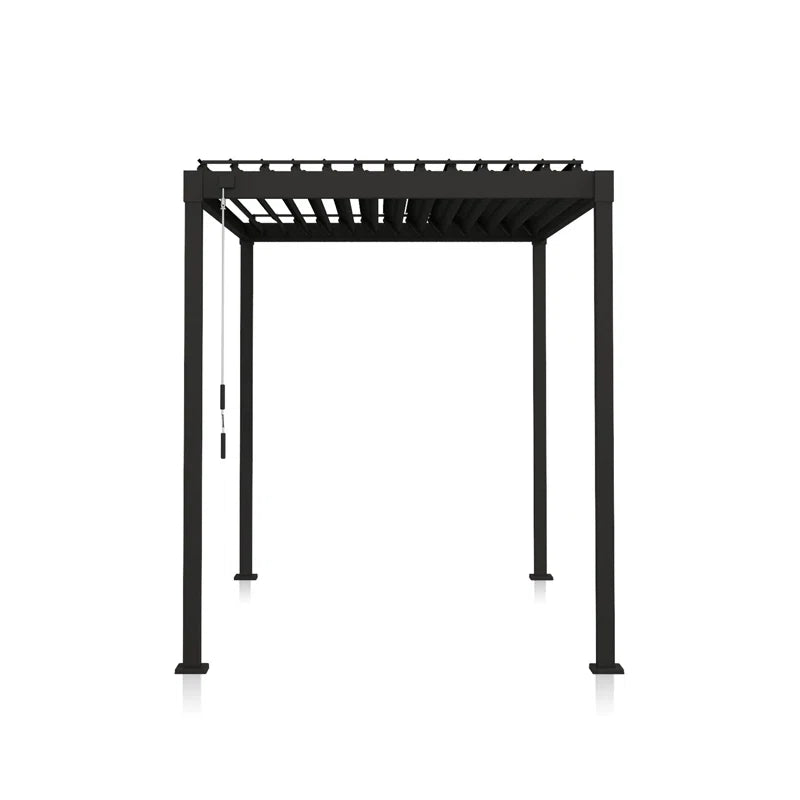 80/88S Steel Frame Pergola with Adjustable Louvered Roof