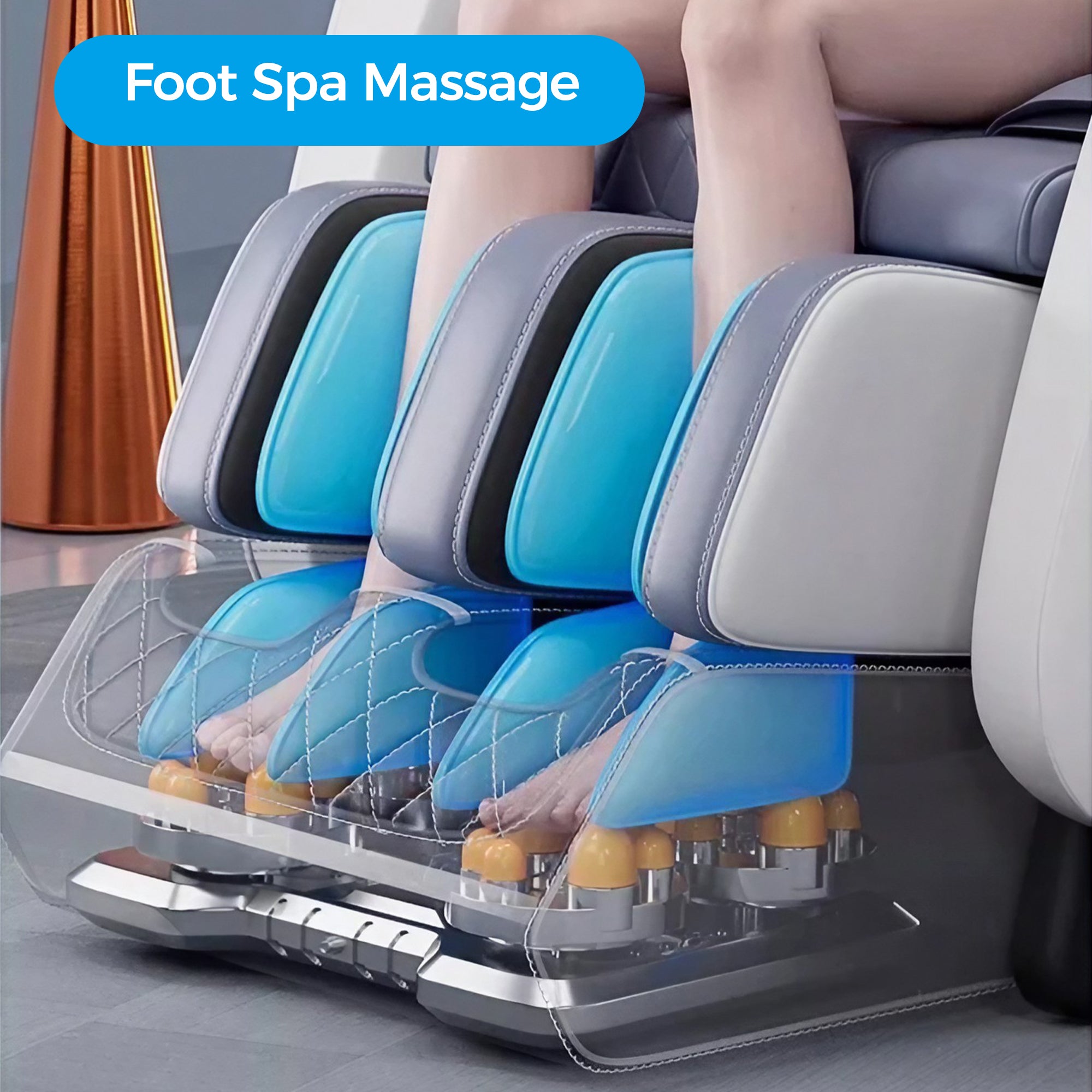 WANKO Serene Zero Gravity Full Body Massage Chair, Foot Rollers and Heat Massage